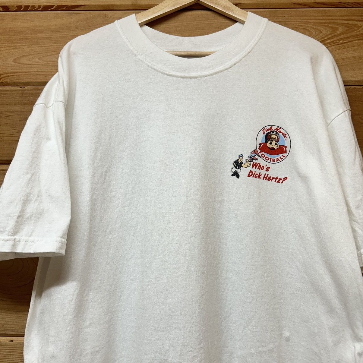 Vintage Vintage Dick Hertz Funny Raunchy Big Johnson Style T Shirt Size US XL / EU 56 / 4 - 3 Thumbnail
