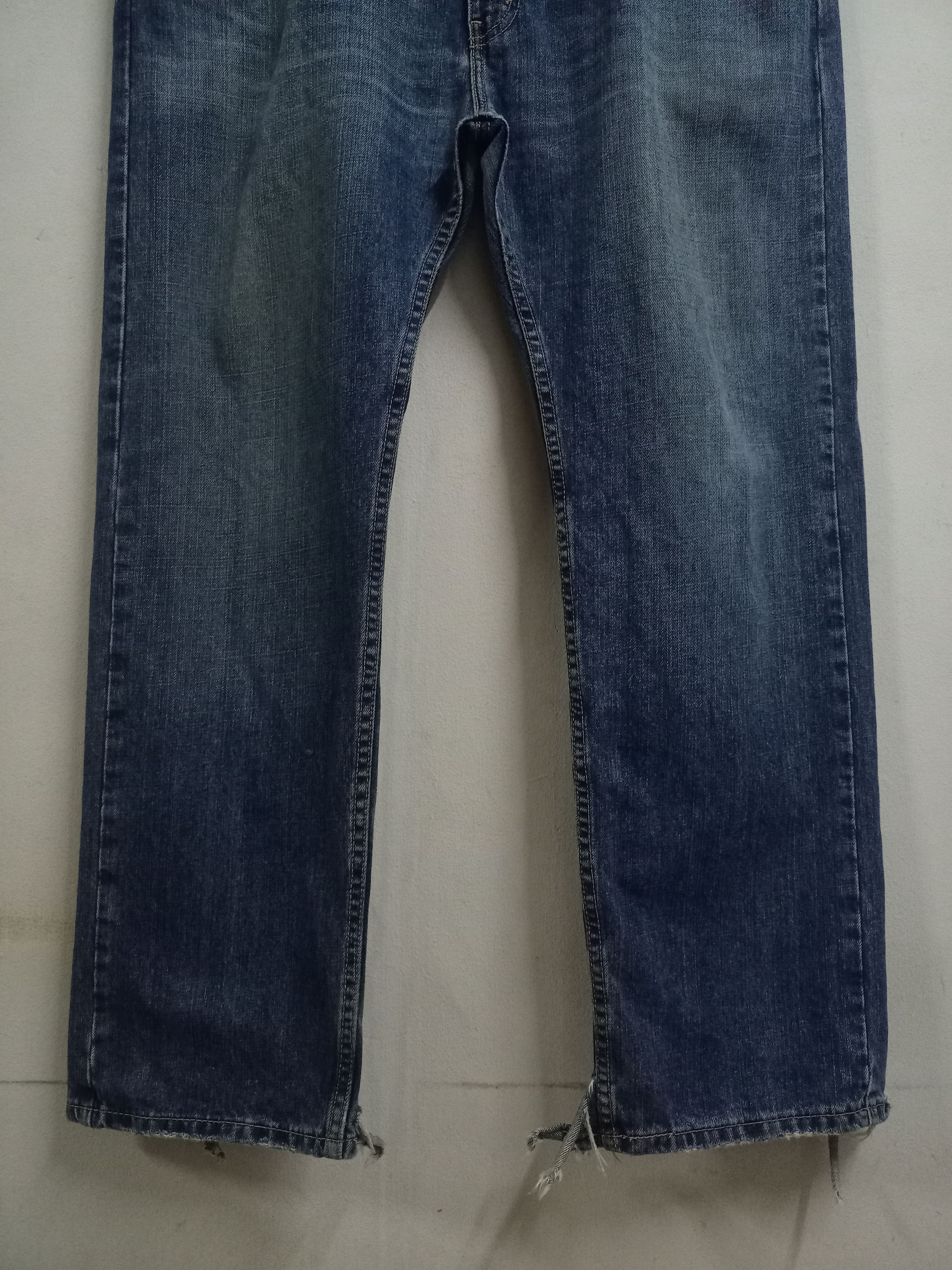 Levi's × Levi's Vintage Clothing Vintage 90s Levis 505 Baggy Blue Wash Wide Jeans Size US 41 - 5 Thumbnail