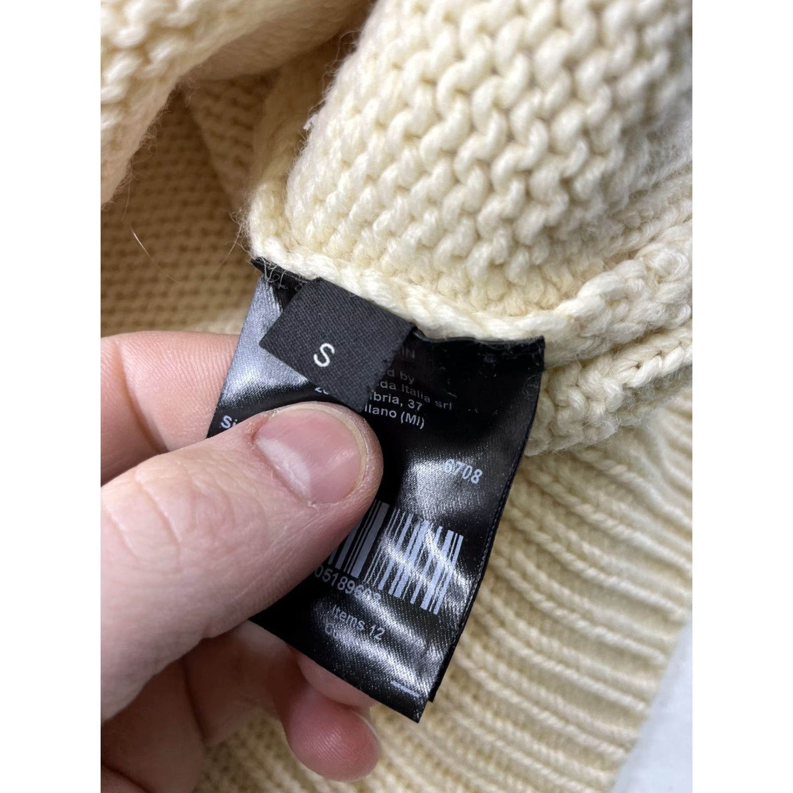 Calvin Klein VINTAGE Calvin Klein 205W39NYC Varsity Sweater Knit Wool Raf Mens Small Size US S / EU 44-46 / 1 - 3 Thumbnail