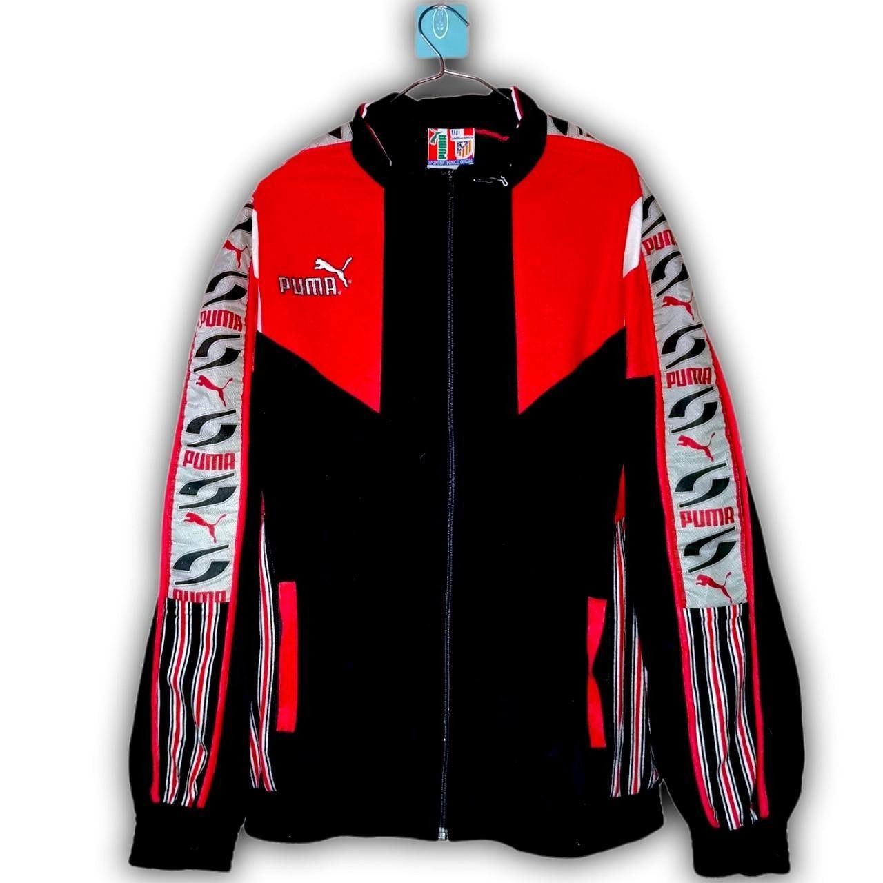 Puma Atletico Madrid Spain 1995 1996 1997 Home Jersey Jacket Size US XL / EU 56 / 4 - 5 Thumbnail
