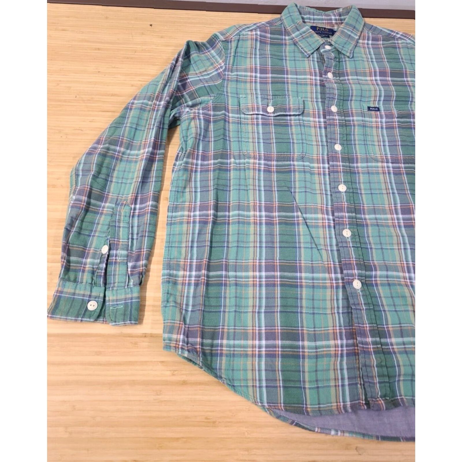 Polo Ralph Lauren Polo Ralph Lauren Flannel Shirt Men's XL Colorful Plaid Button Up Classic Fit Size US XL / EU 56 / 4 - 4 Thumbnail