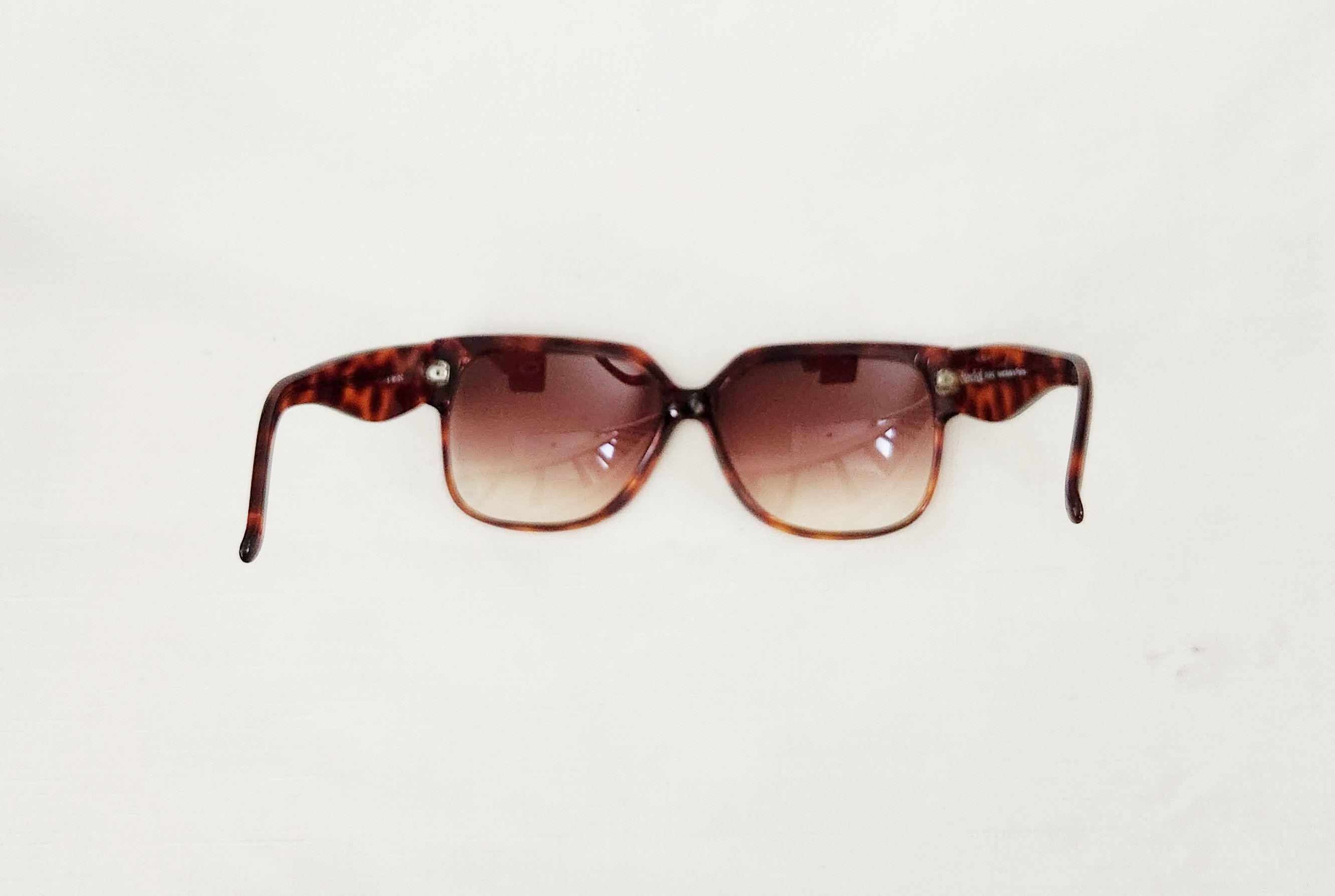 Designer × Vintage Stendhal Vintage Sunglasses Tortoise shell with Rhinestones Size ONE SIZE - 7 Thumbnail