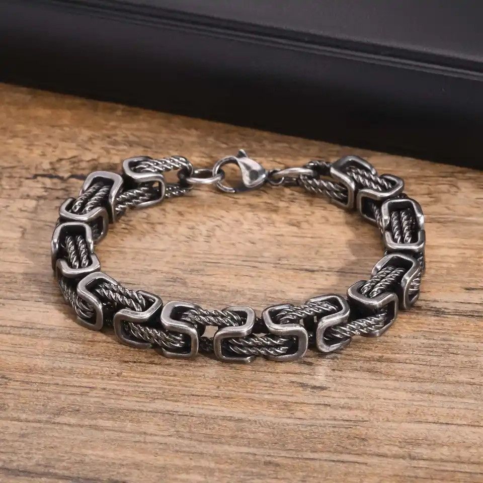 Jewelry × Vintage Chunky Byzantine Bracelets 19cm Size ONE SIZE - 4 Thumbnail