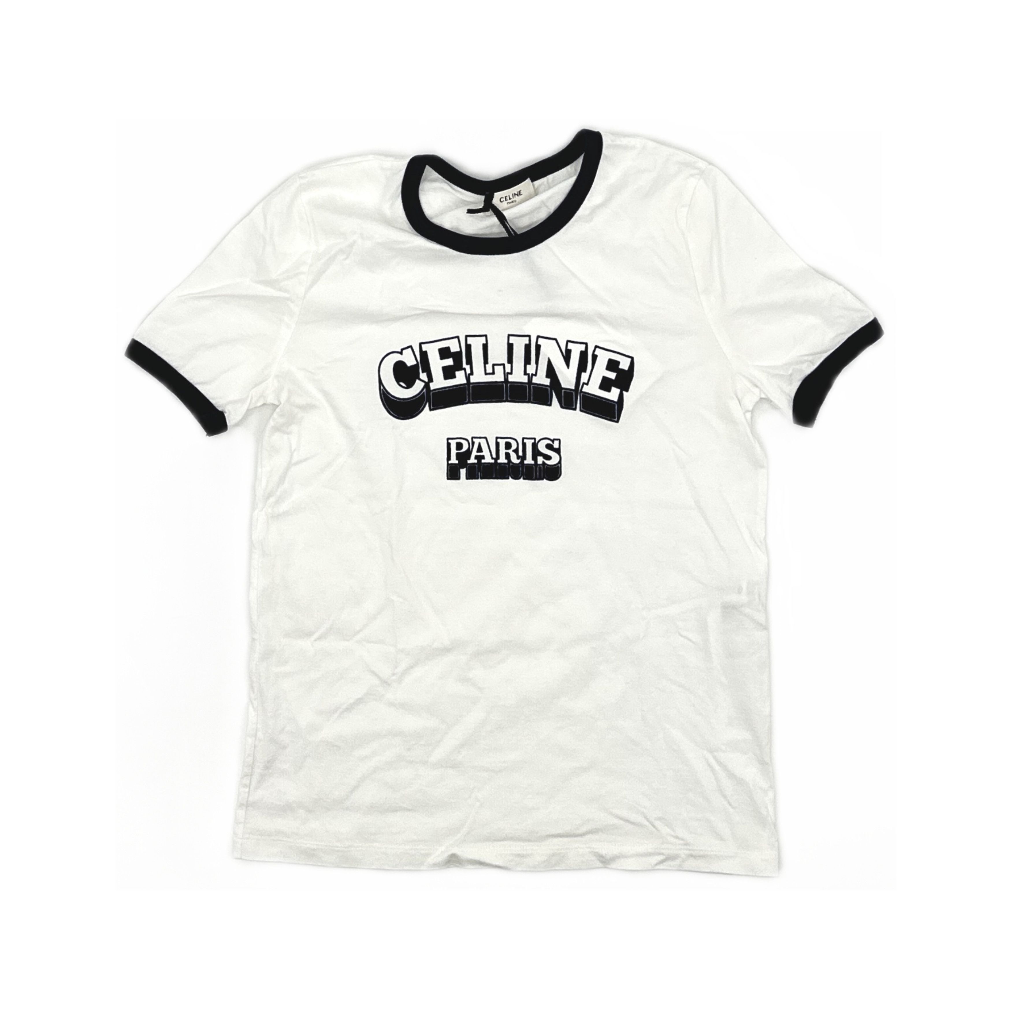 Celine Celine Logo Print T-Shirt Size XS Size XS / US 0-2 / IT 36-38 - 1 Thumbnail