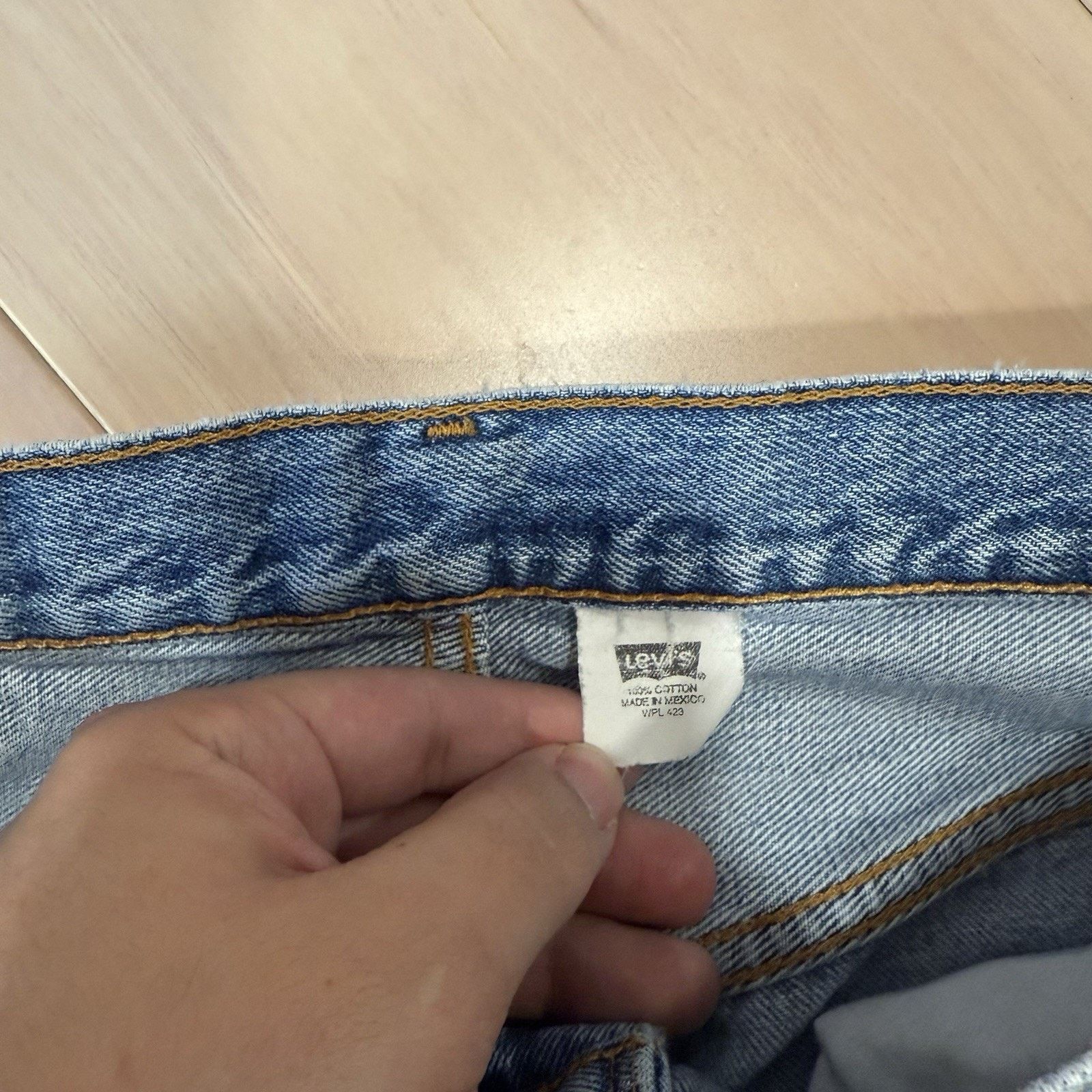 Levi's × Vintage Vintage Levis 501 Jeans 29 Blue Medium Wash Straight Denim Size US 29 - 5 Thumbnail