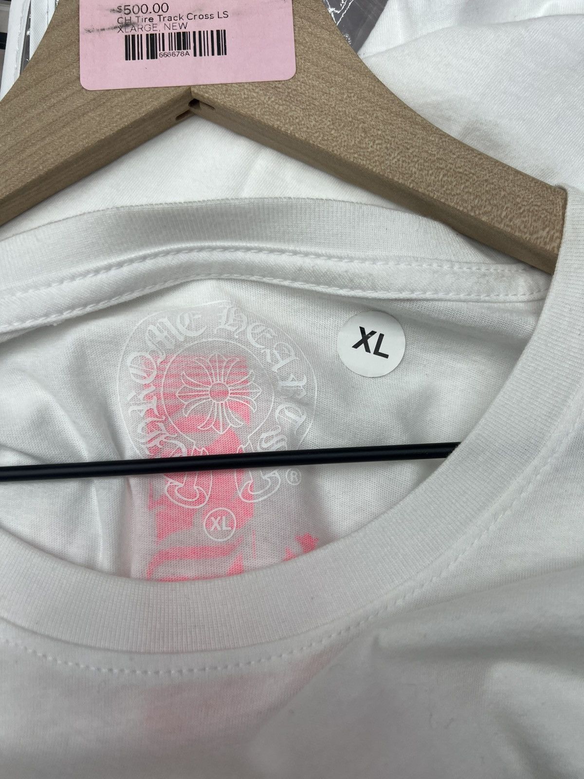 Chrome Hearts Chrome Hearts Tire Track Cross LS Size US XL / EU 56 / 4 - 7 Thumbnail
