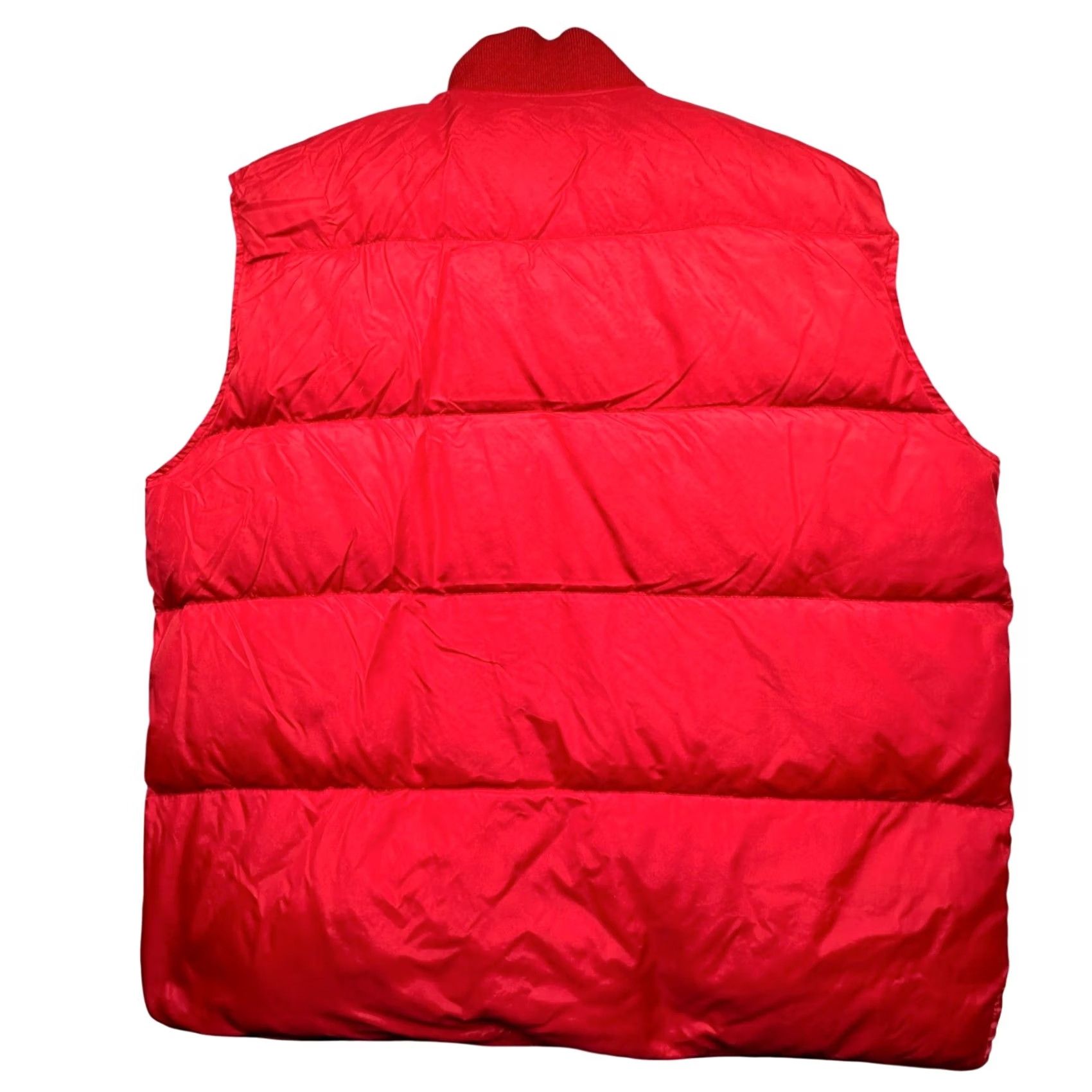 Eddie Bauer VINTAGE Eddie Bauer Goose Down Puffer Vest Mens Large Red Full Zip Quilted 90s Down Insulated Nylon Lined Zip Vest Mens Red 90s Size US L / EU 52-54 / 3 - 2 Thumbnail