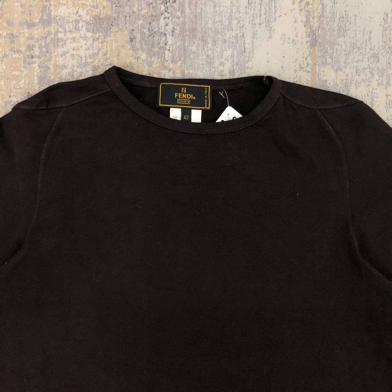 Fendi T238 FENDI MAGLIA CROPPED SWEATSHIRTS Size M / US 6-8 / IT 42-44 - 4 Thumbnail