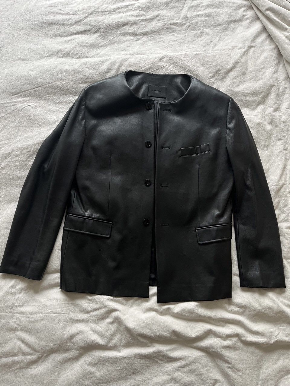 Other Untitled Collective New York - Rare Faux Leather Jacket (L) Size US L / EU 52-54 / 3 - 1 Thumbnail