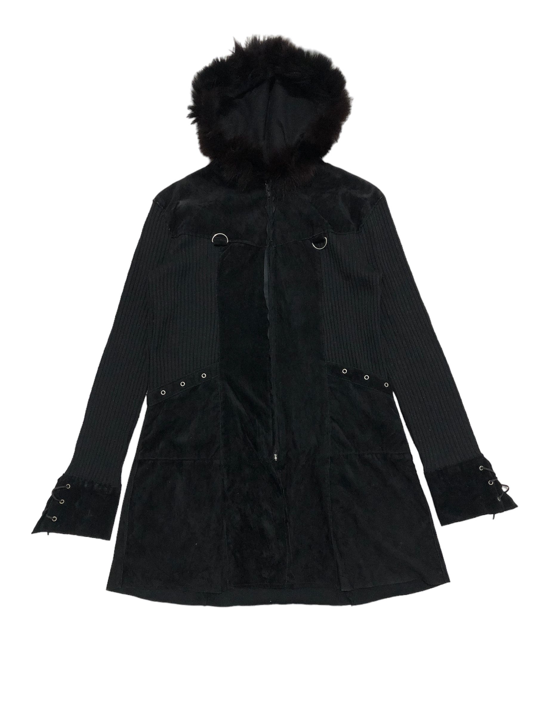 Le Grande Bleu (L.G.B.) Lans Fur Velvet gothic Jacket look like LGB ifsixwasnine Size US S / EU 44-46 / 1 - 1 Thumbnail
