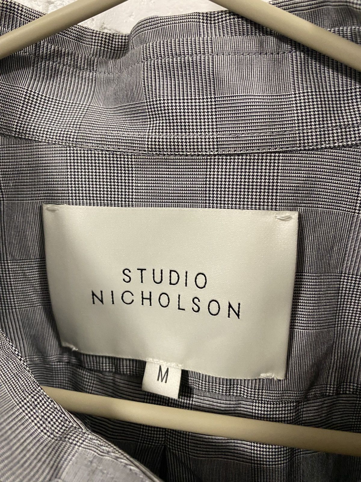 Studio Nicholson Studio Nicholson Of Wales Check Cotton Shirt AW18 Sampling Size US M / EU 48-50 / 2 - 3 Thumbnail
