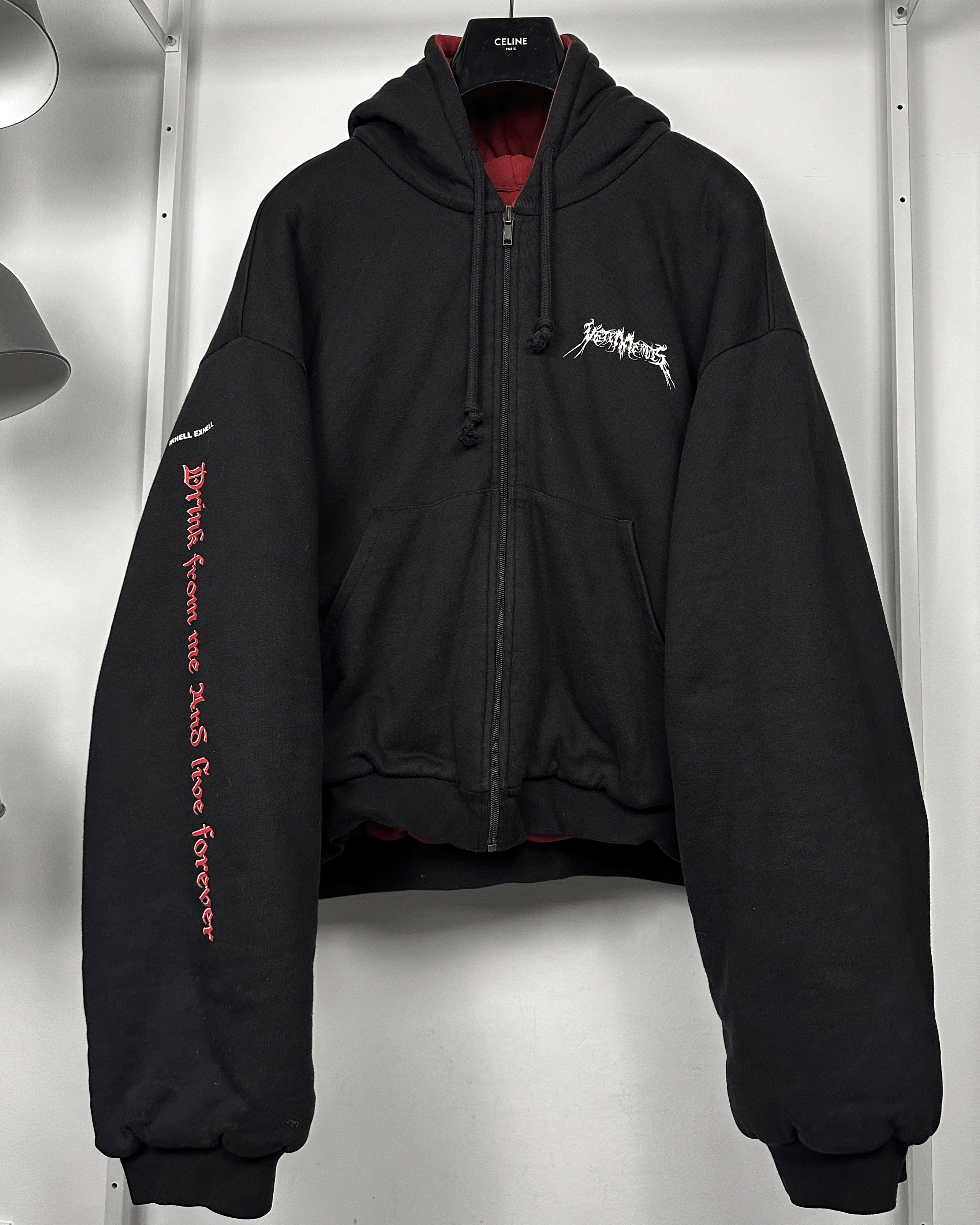 Vetements Vetements Total Fucking Darkness Reversible Hoodie Bomber Size US L / EU 52-54 / 3 - 5 Thumbnail