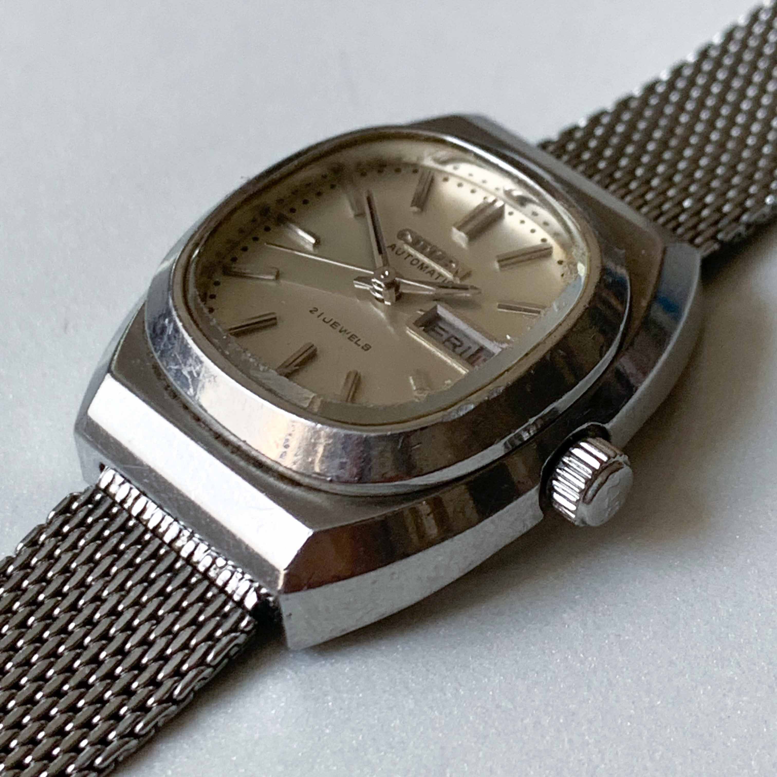 Citizen Vintage Old Citizen Automatic Square Size ONE SIZE - 5 Thumbnail
