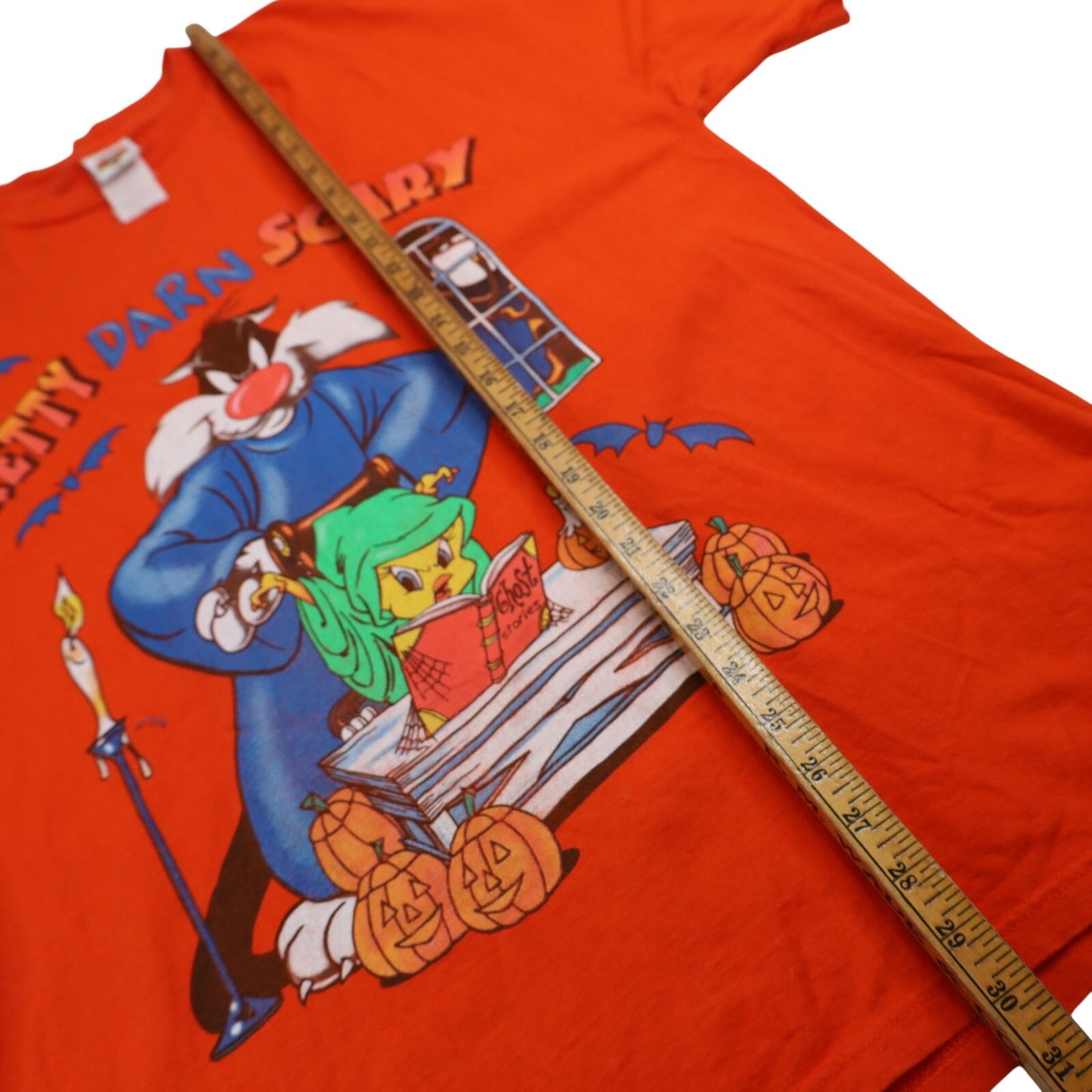 Vintage × Warner Bros Vintage Looney Tunes Halloween Graphic T Shirt Size US XL / EU 56 / 4 - 8 Thumbnail