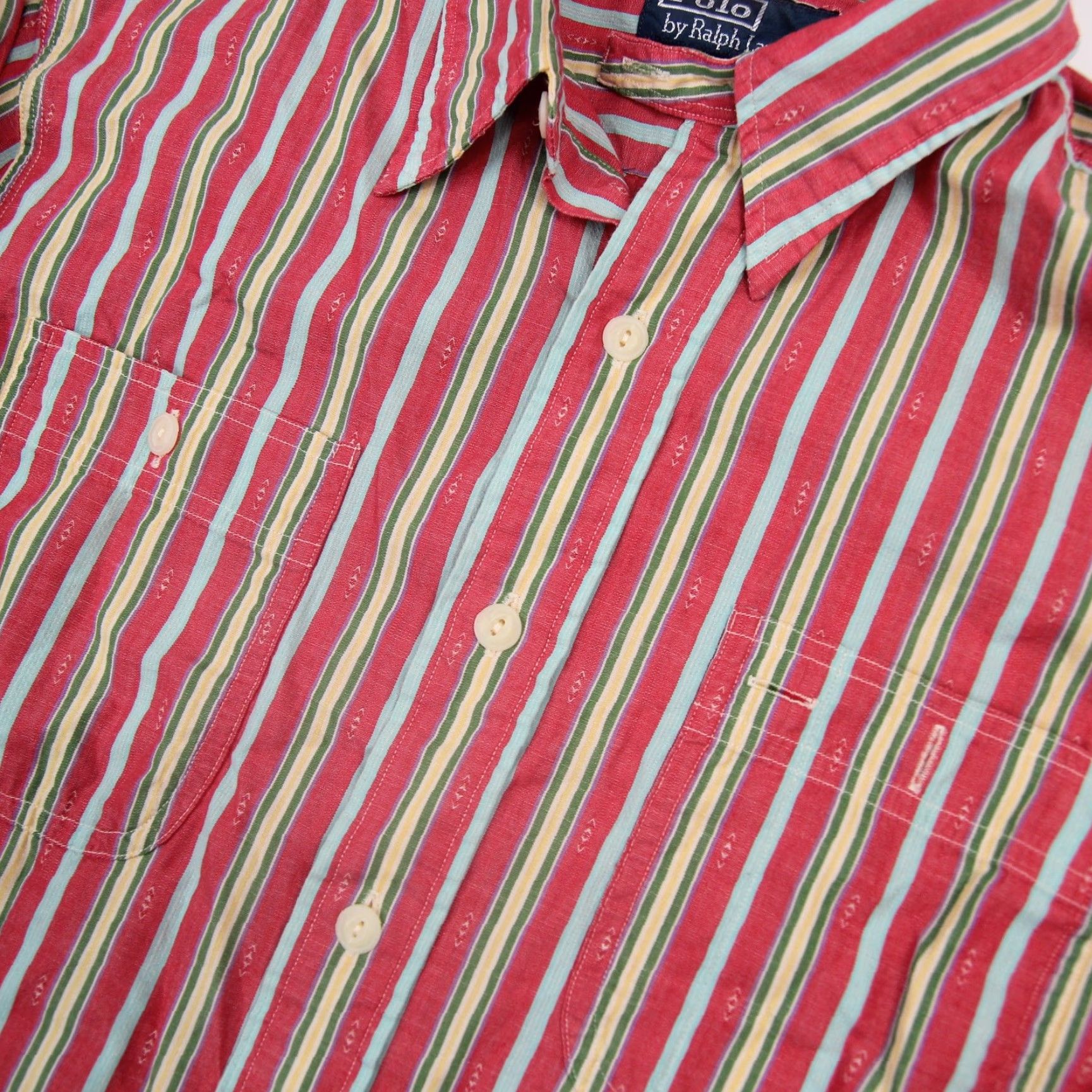 Polo Ralph Lauren VINTAGE Polo Ralph Lauren Mens Shirt Western All Over Print Pastel Long Sleeve Medium Size US M / EU 48-50 / 2 - 2 Thumbnail