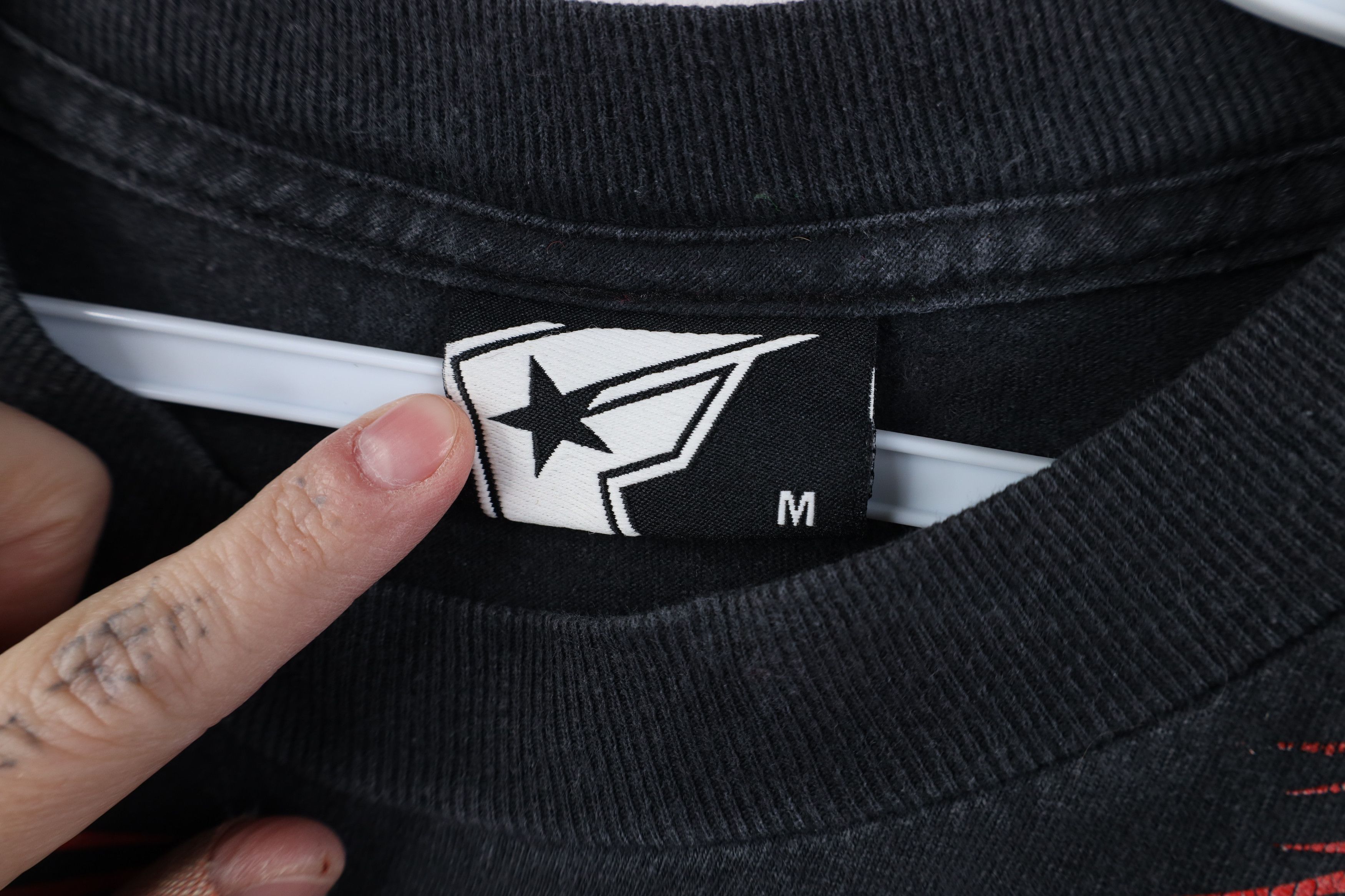 Famous Stars And Straps Vintage 90s Y2K Famous Stars and Straps Racing T-Shirt Black Size US M / EU 48-50 / 2 - 8 Thumbnail