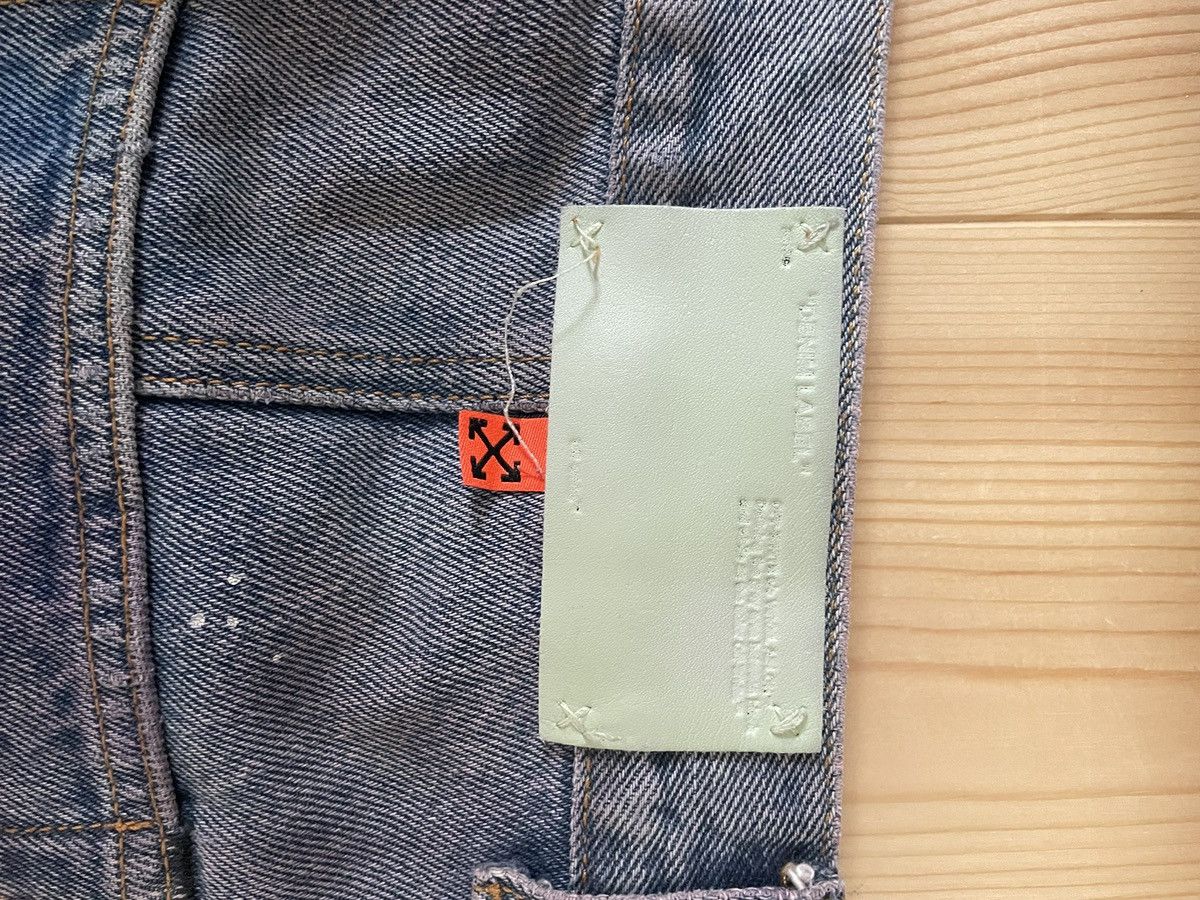 Off-White Off-White Virgil Era Flared Paint-Splatter Denim Jeans Size US 32 / EU 48 - 9 Thumbnail