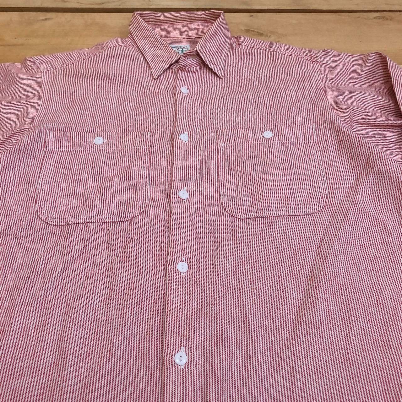 Levi's Vintage Clothing × Vintage A100 LEVIS HICKORY STRIPE SHIRTS Size US M / EU 48-50 / 2 - 1 Thumbnail