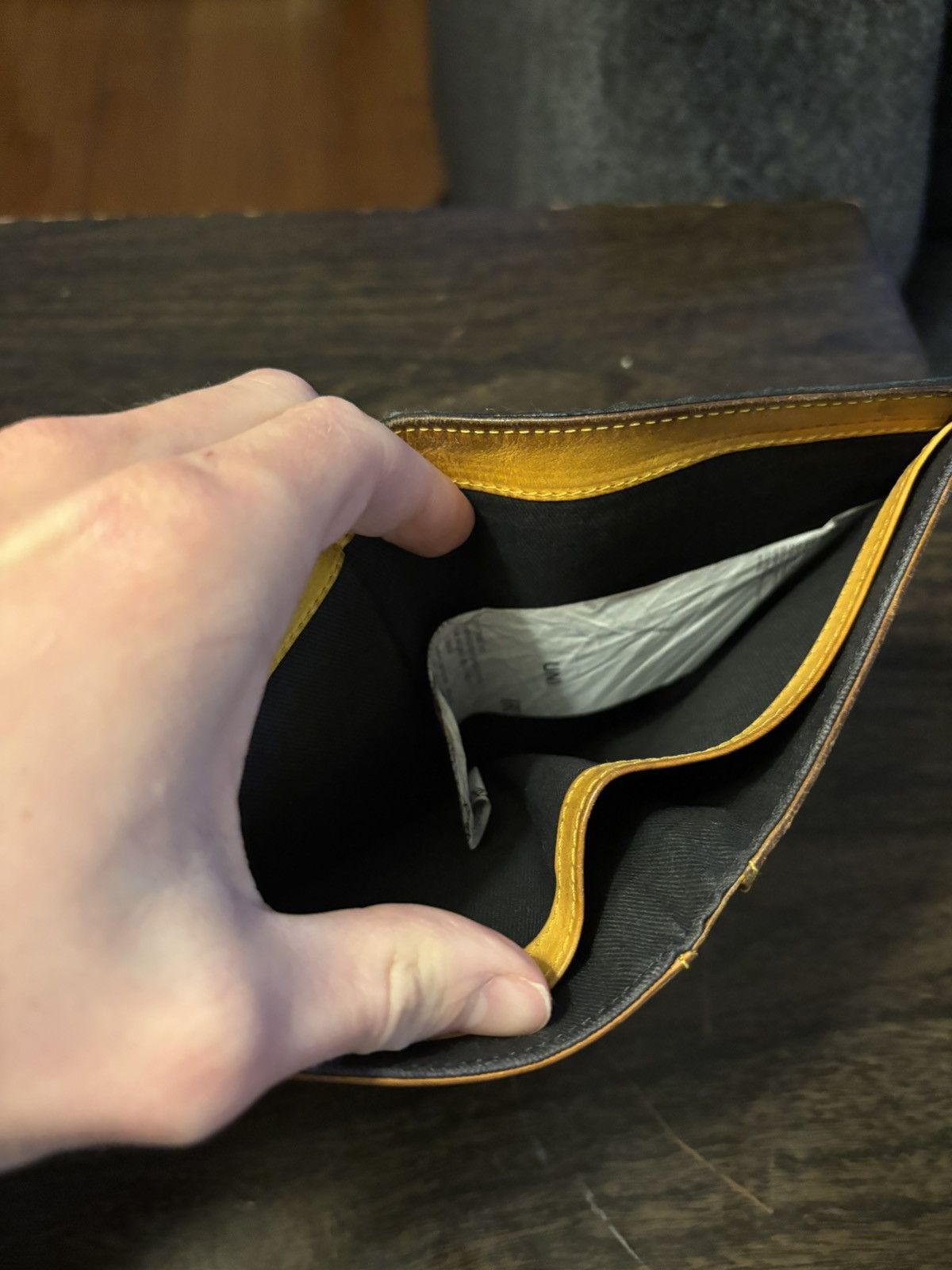 Maison Margiela Black Stitch Wallet Size ONE SIZE - 6 Thumbnail