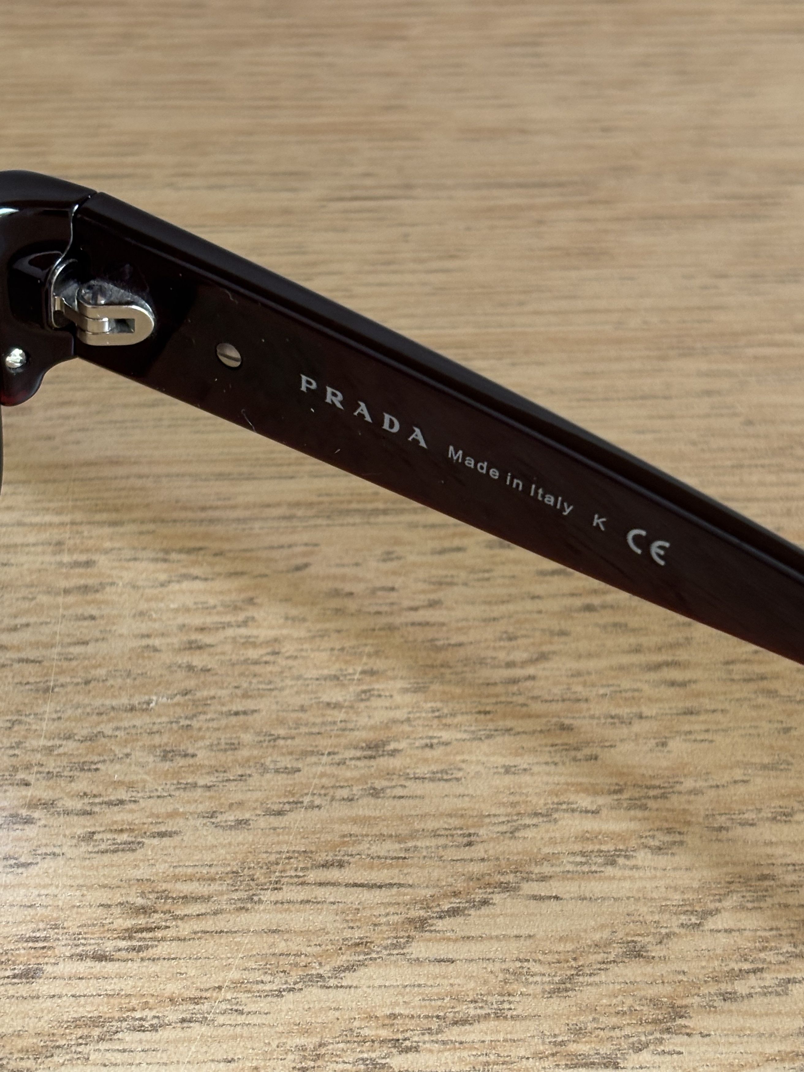 Prada × Vintage PRADA Sunglasses Rectangle Wrap Shield Symbole RI926 Size ONE SIZE - 5 Thumbnail