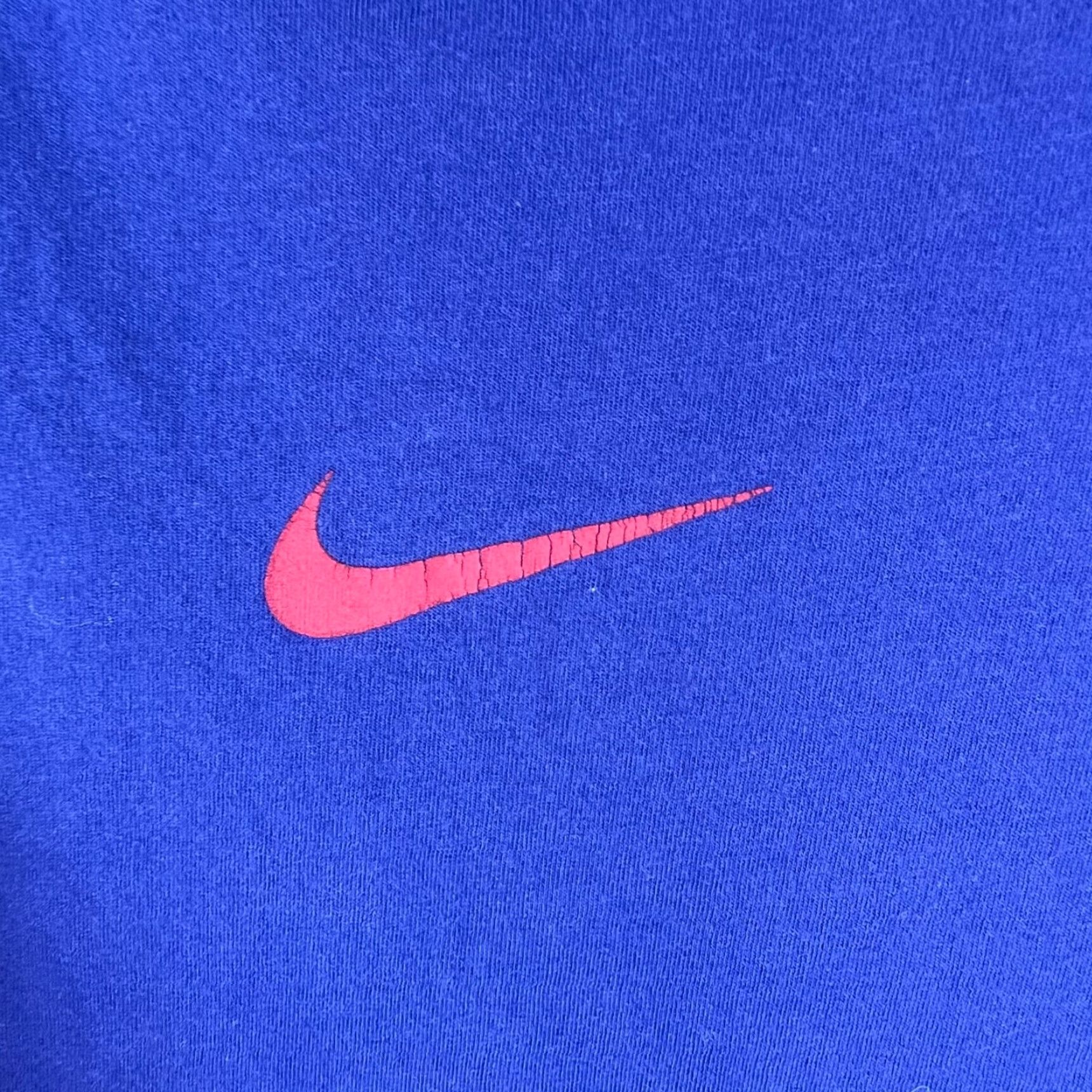 Nike VINTAGE Nike Jersey Soccer Shirt Adult Large Blue Embroidered 90s Mens Size US L / EU 52-54 / 3 - 3 Thumbnail