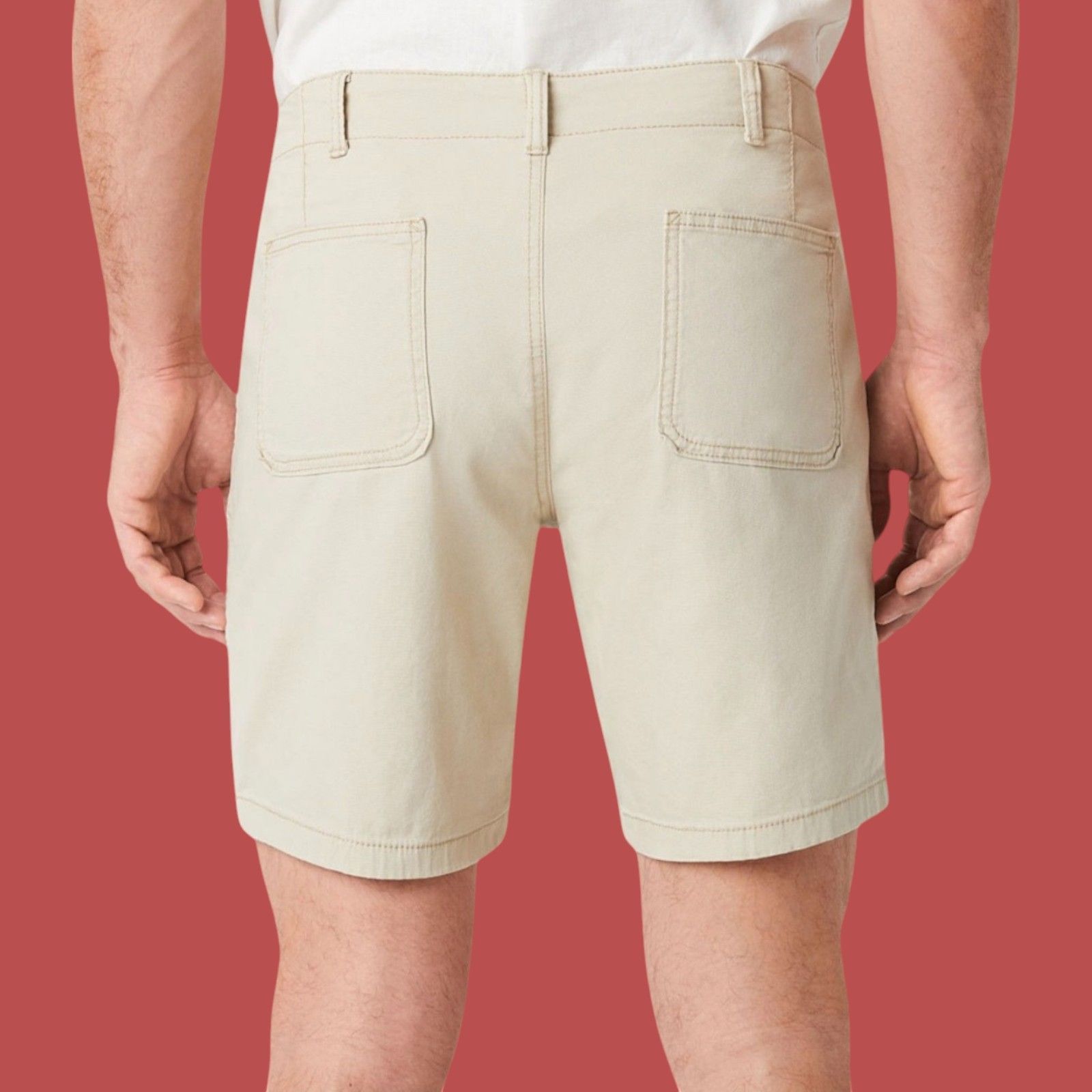 Other Mutual Weave - Men's 10" Inseam Canvas Walking Shorts - Pira Size US 42 / EU 58 - 4 Thumbnail