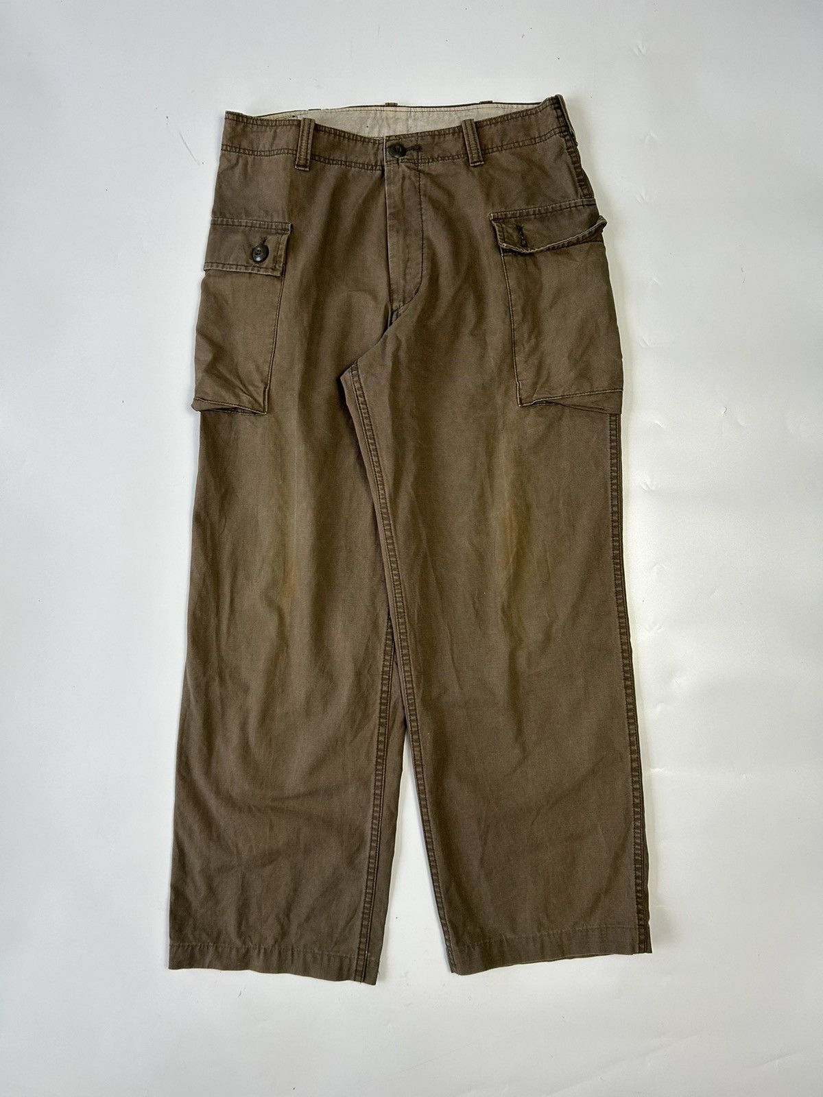 Alpha Industries × Vintage VINTAGE ALPHA INDUSTRIES INC MONKEY CARGO PANTS Size US 30 / EU 46 - 3 Thumbnail