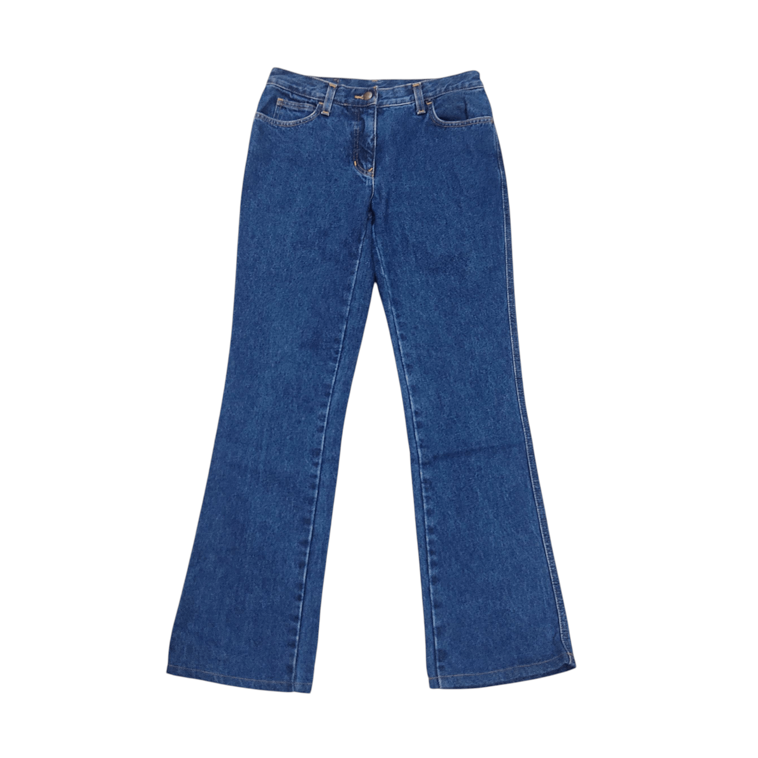 Fendi Fendi Mid Rise 5 Pockets Flare Blue Denim Pants Size 28" / US 6 / IT 42 - 2 Thumbnail