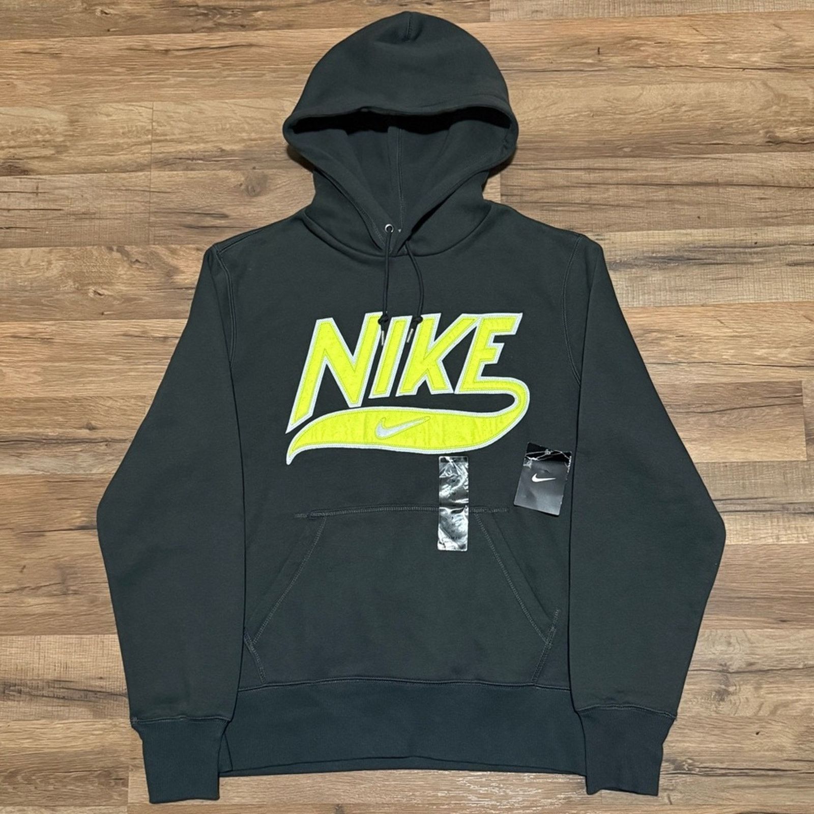 Nike 2012 Nike Spell Out Center Swoosh Hoodie Sweatshirt Size US M / EU 48-50 / 2 - 2 Thumbnail