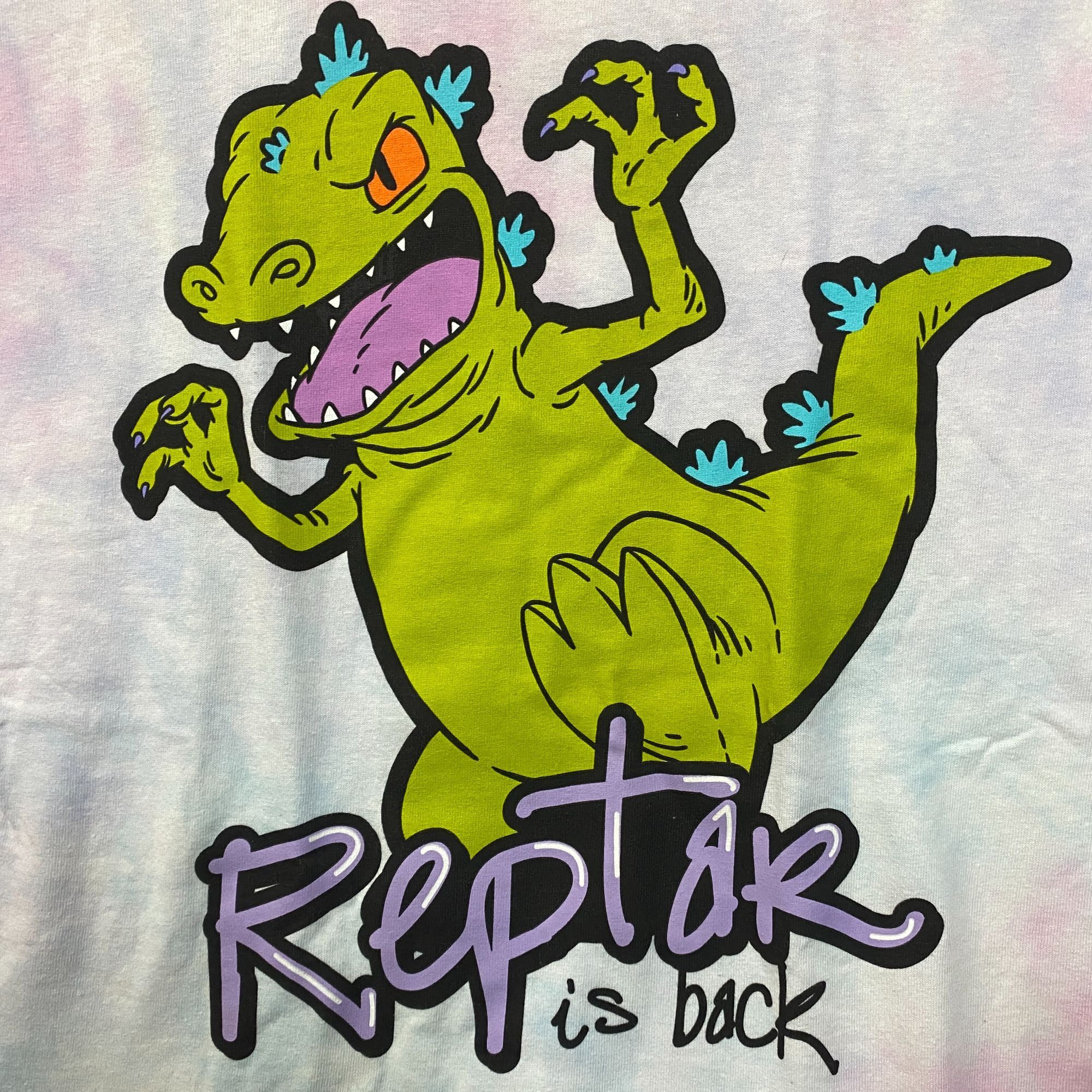 Nickelodeon Nickelodeon Rugrats Reptar Is Back Graphic Tie-Dye T-Shirt S Size US S / EU 44-46 / 1 - 2 Thumbnail