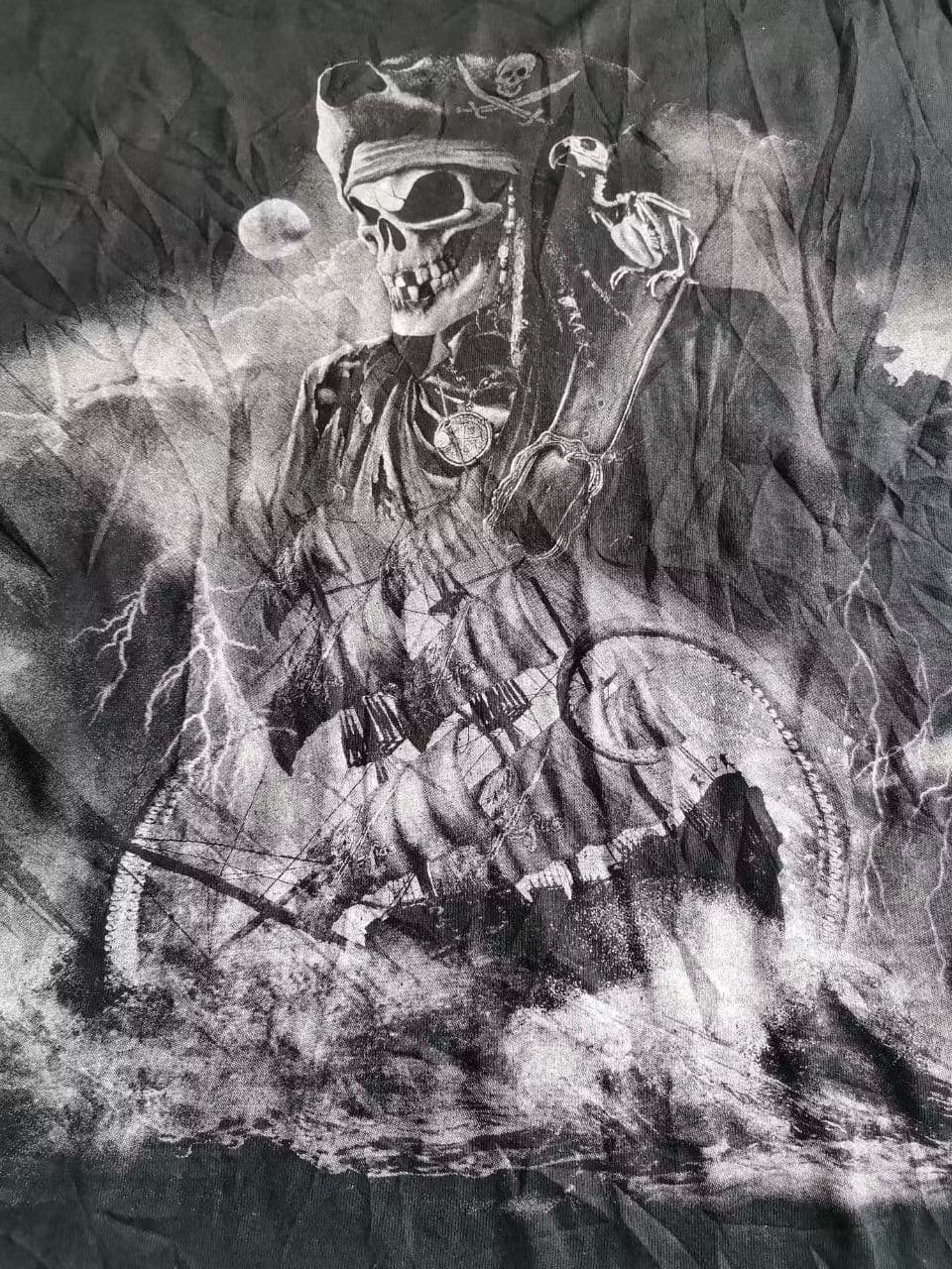 Vintage Vintage Skulls Pirates Rare Design Full Print Size US L / EU 52-54 / 3 - 9 Thumbnail