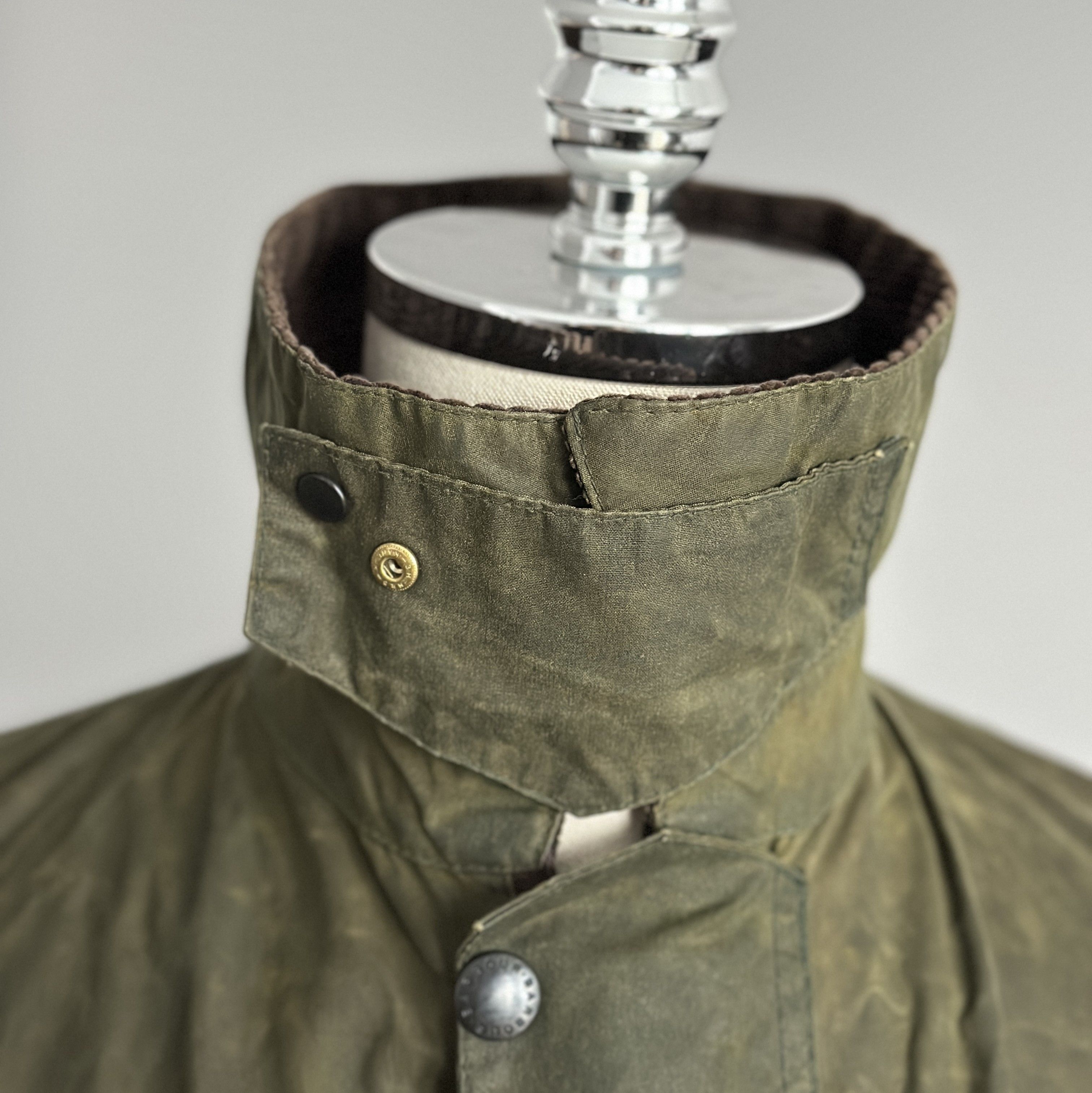 Barbour Vintage BARBOUR A200 Border Wax Jacket C40/102CM England Size US L / EU 52-54 / 3 - 4 Thumbnail