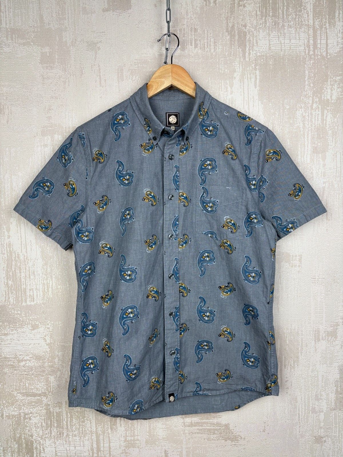 Pretty Green Pretty Green Paisley Short Sleeve Shirt Size M Size US M / EU 48-50 / 2 - 3 Thumbnail