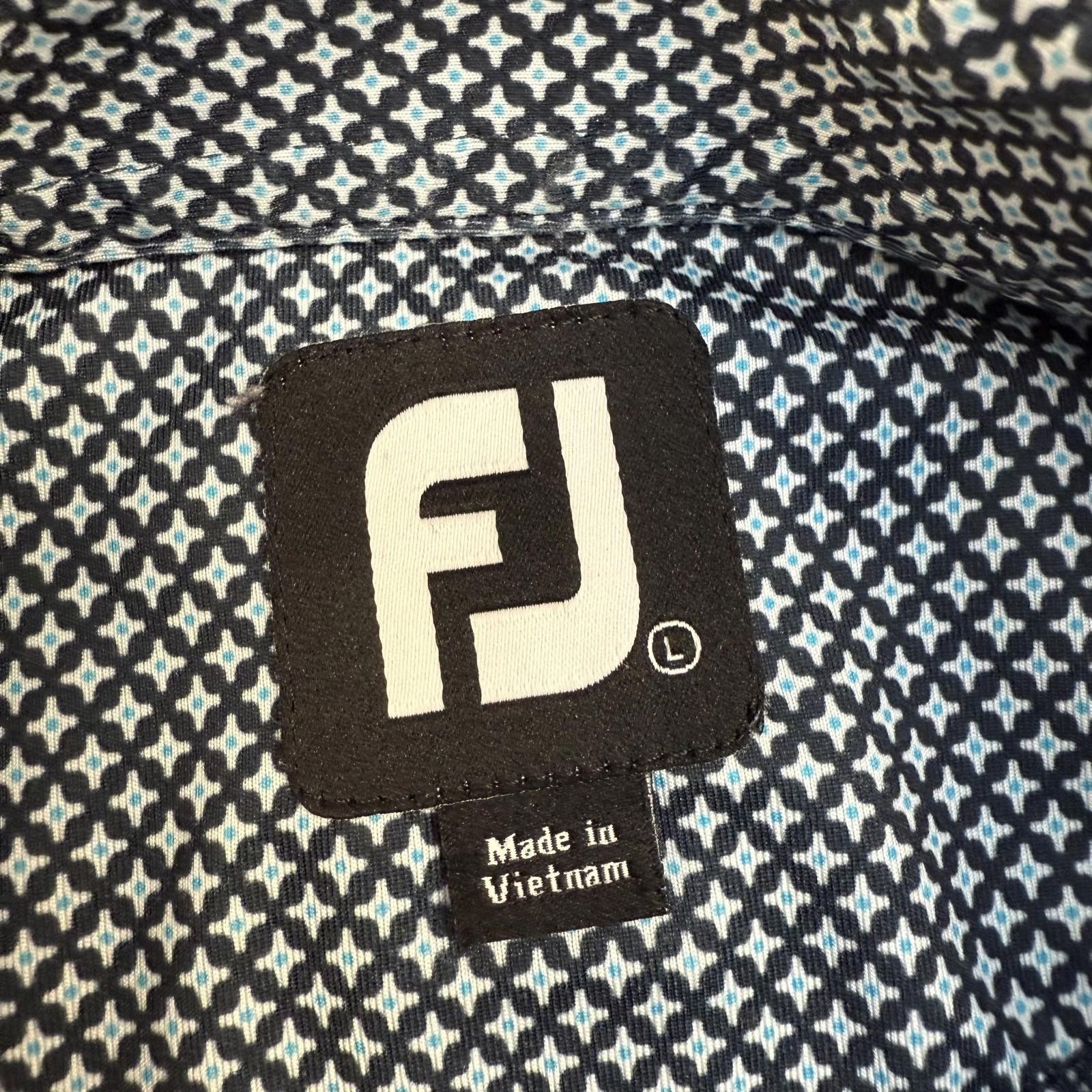 Footjoy FootJoy Golf Polo Shirt Mens L Schiffers Bull Stretch Button Size ONE SIZE - 5 Thumbnail