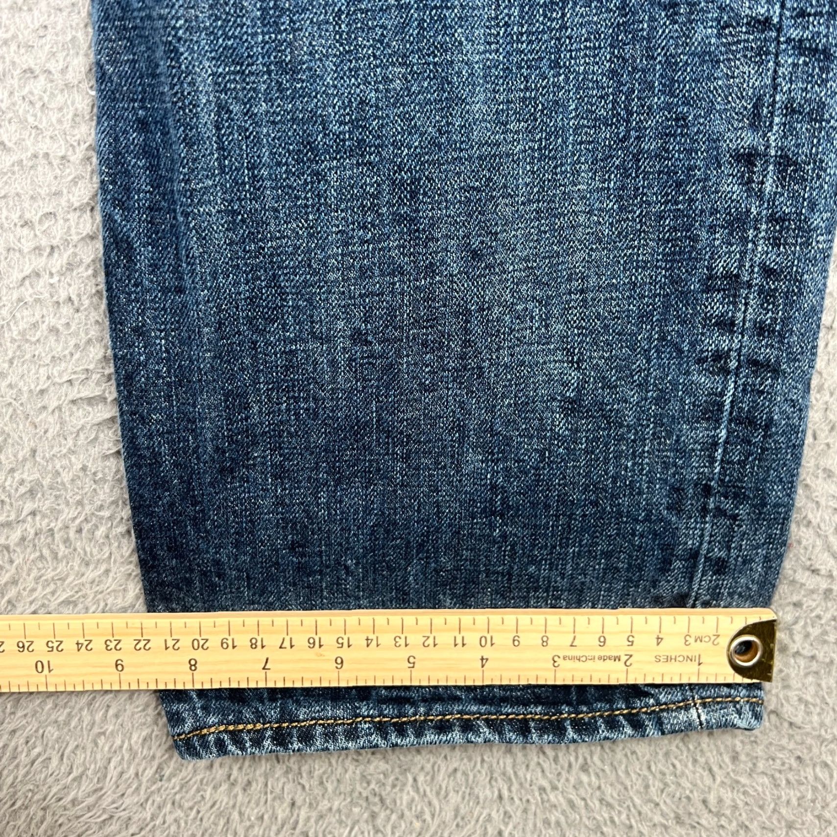 Levi's Levi’s 501 Jeans Mens 36x30 Blue Cotton Denim Straight Dark Size US 36 / EU 52 - 2 Thumbnail