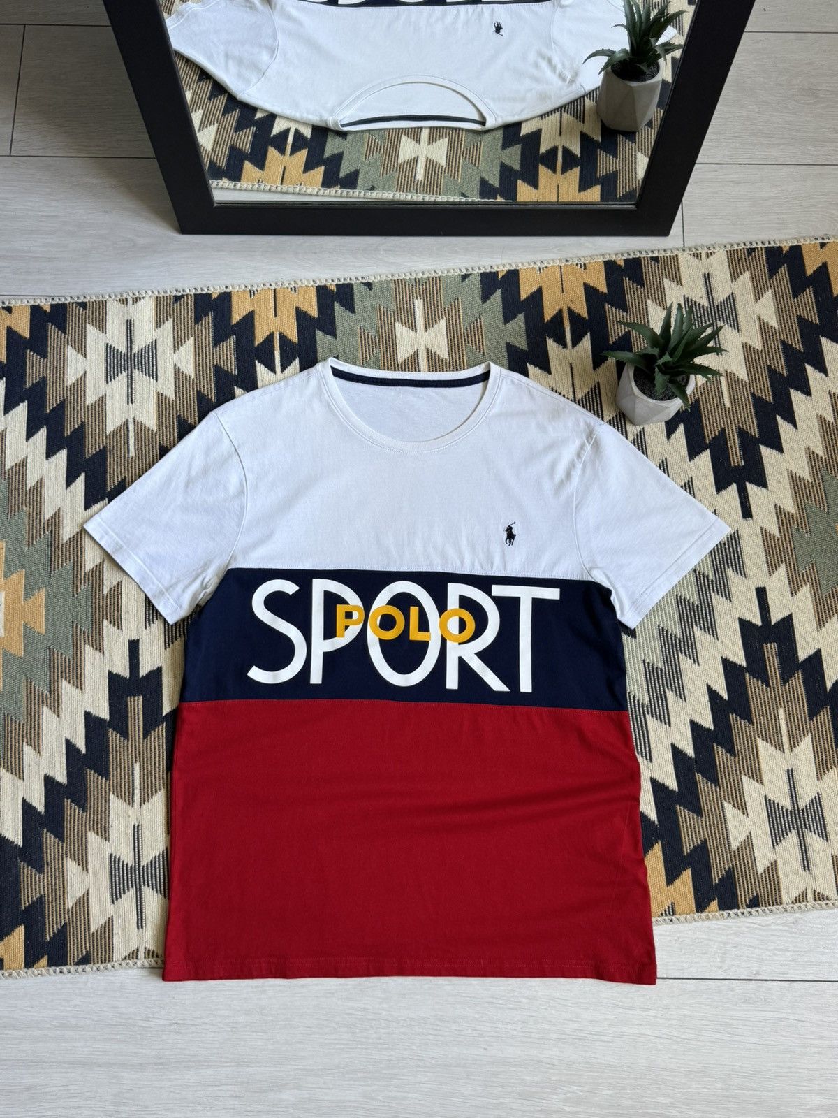 Polo Ralph Lauren Polo Ralph Lauren Sport Big Logo Colour Block T-shirt Size US M / EU 48-50 / 2 - 1 Thumbnail