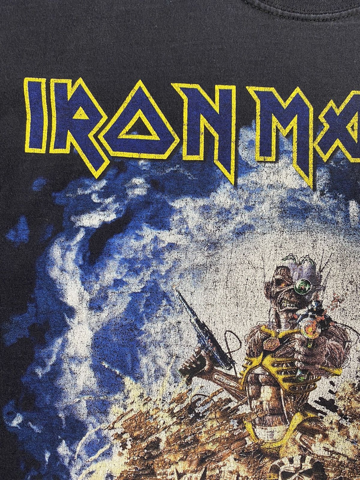Band Tees × Iron Maiden × Vintage Iron Maiden Back In Time Metal Rock Band Graphic T Shirt Size US M / EU 48-50 / 2 - 7 Thumbnail