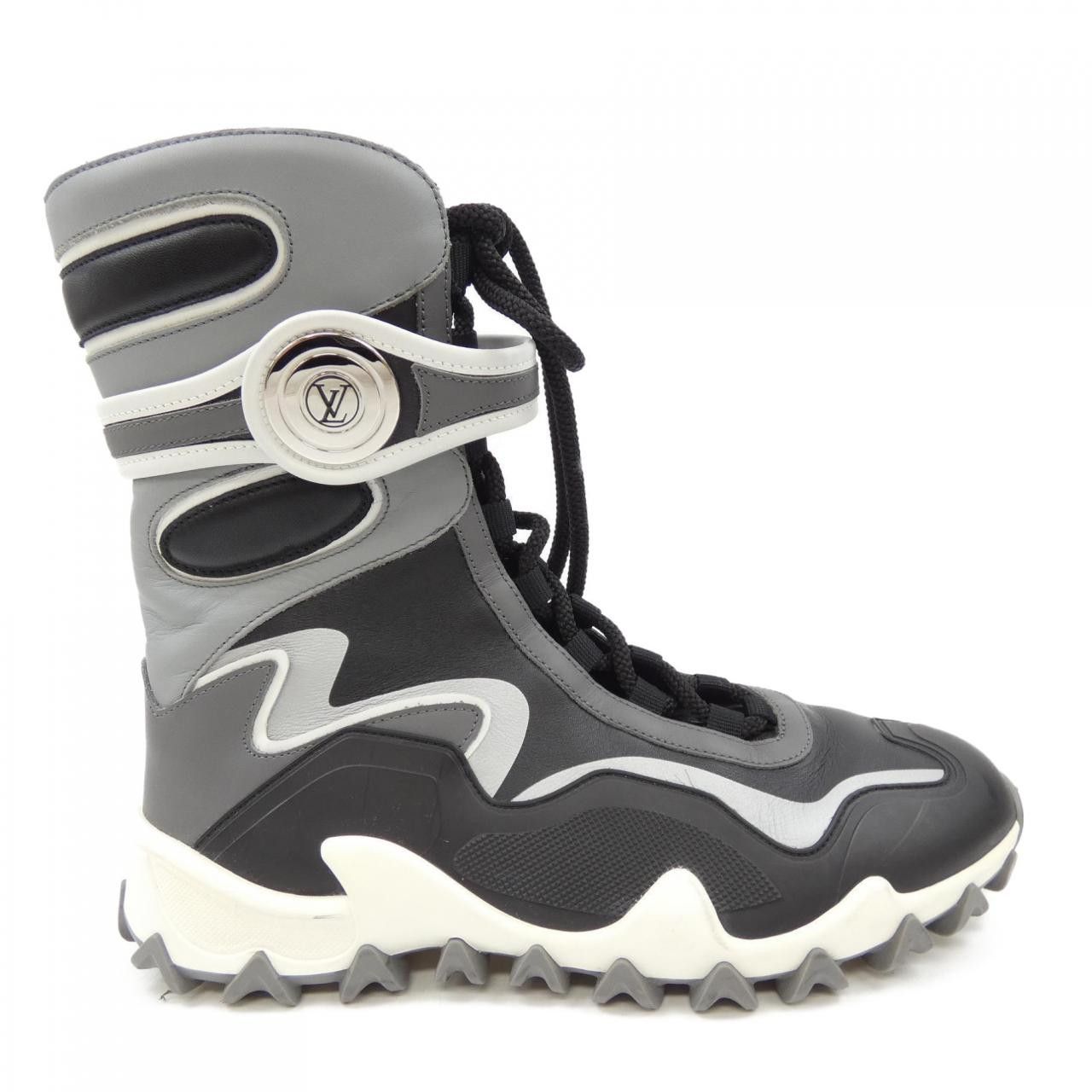 Louis Vuitton Louis Vuitton Louis Vuitton Rush Line Boots Leather Shoes DUTY FREE for USA Size ONE SIZE - 1 Thumbnail