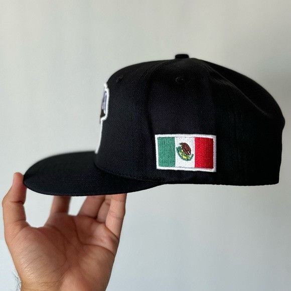 Other BRAND NEW MEXICO EMBROIDERED PATCH BLACK FLAT BILL SNAPBACK Size ONE SIZE - 2 Thumbnail