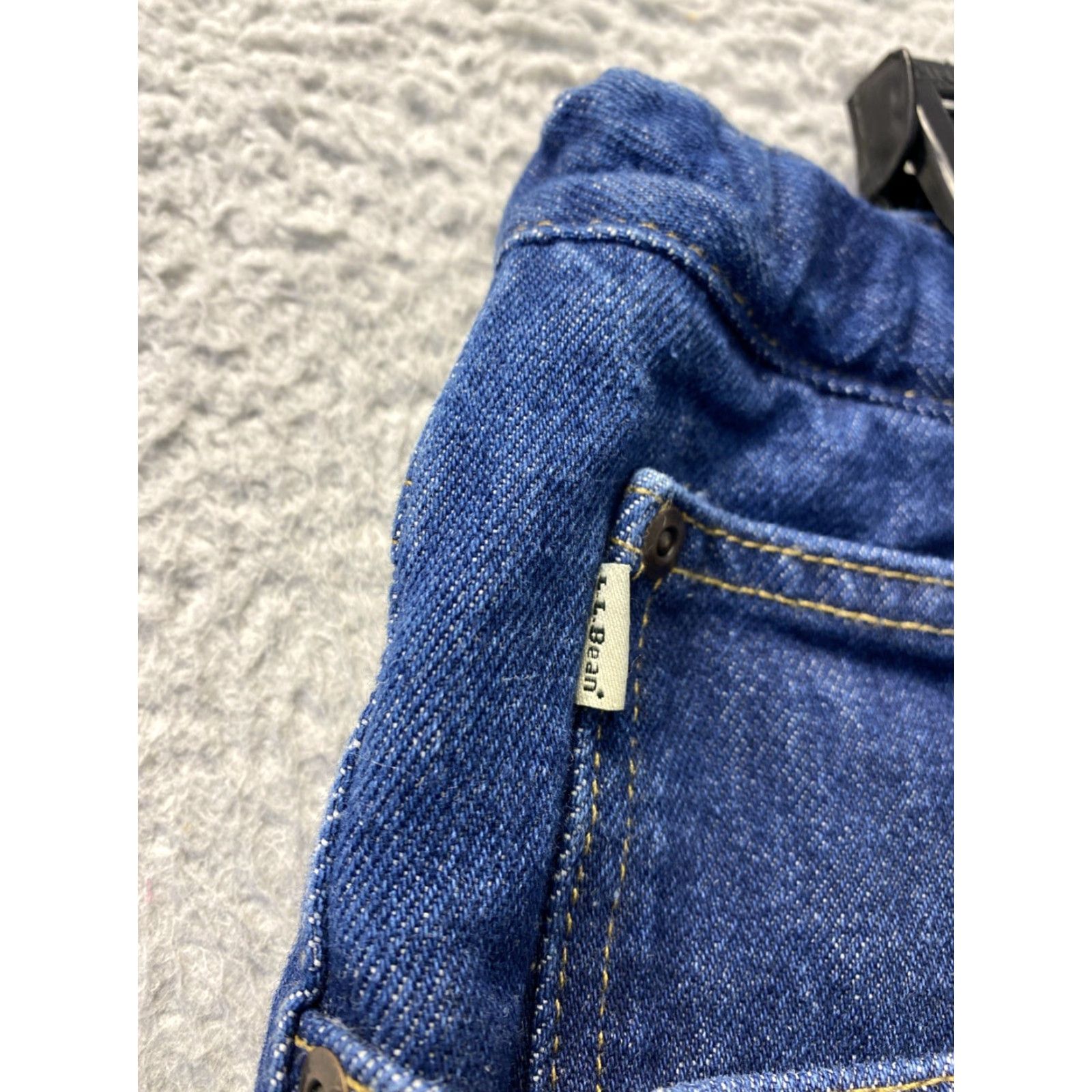 Vintage VINTAGE LL Bean Jeans Men 38x32 Denim Straight USA Blue 80s Retro Size US 38 / EU 54 - 7 Thumbnail