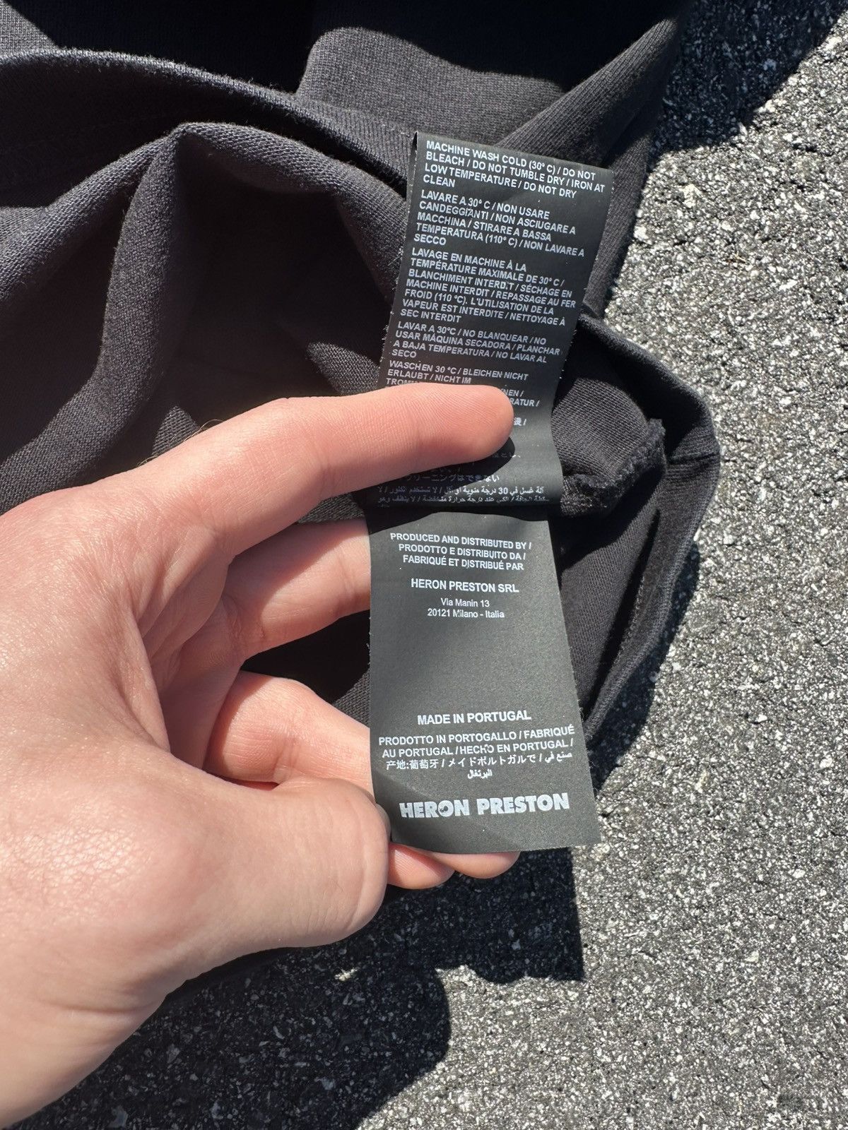 Heron Preston Heron Preston black 24 hour psycho longsleeve Size US L / EU 52-54 / 3 - 8 Thumbnail