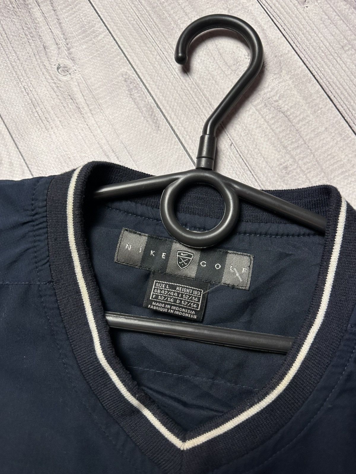 Nike × Vintage Vintage Nike Golf vest size L logo Size US L / EU 52-54 / 3 - 3 Thumbnail