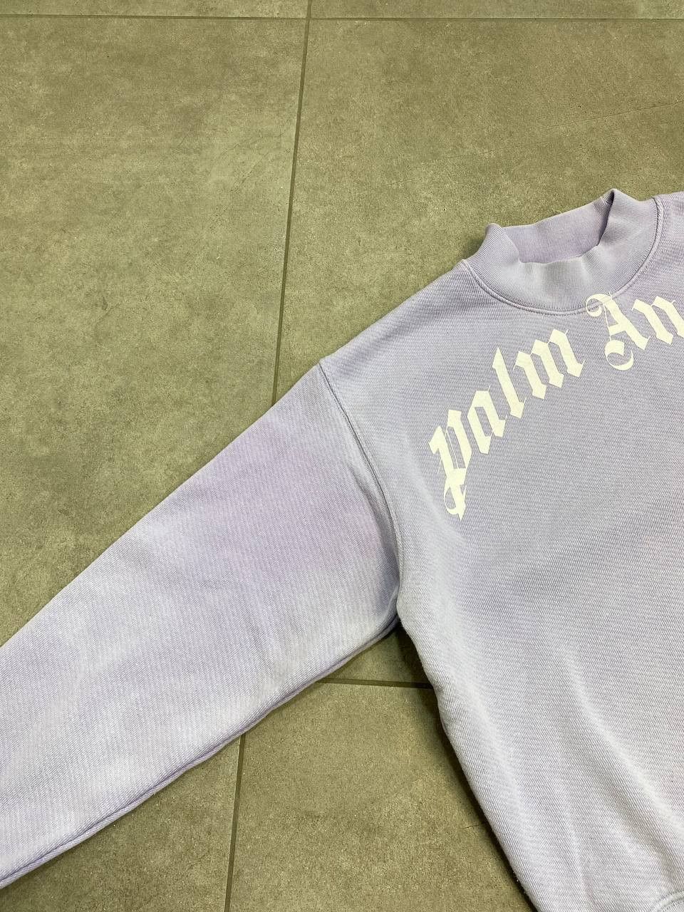 Palm Angels Palm Angels Curved Big Logo Purple Sweatshirt Size L / US 10 / IT 46 - 7 Thumbnail