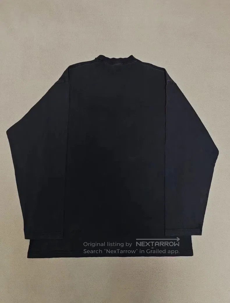 Balenciaga Balenciaga Distressed Long Sleeve Top. Size US XXL / EU 58 / 5 - 2 Thumbnail