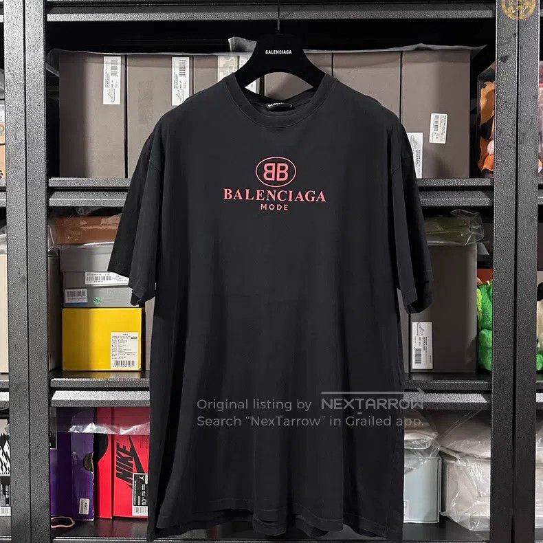 Balenciaga Balenciaga Short Sleeve T-Shirt Size US L / EU 52-54 / 3 - 1 Thumbnail