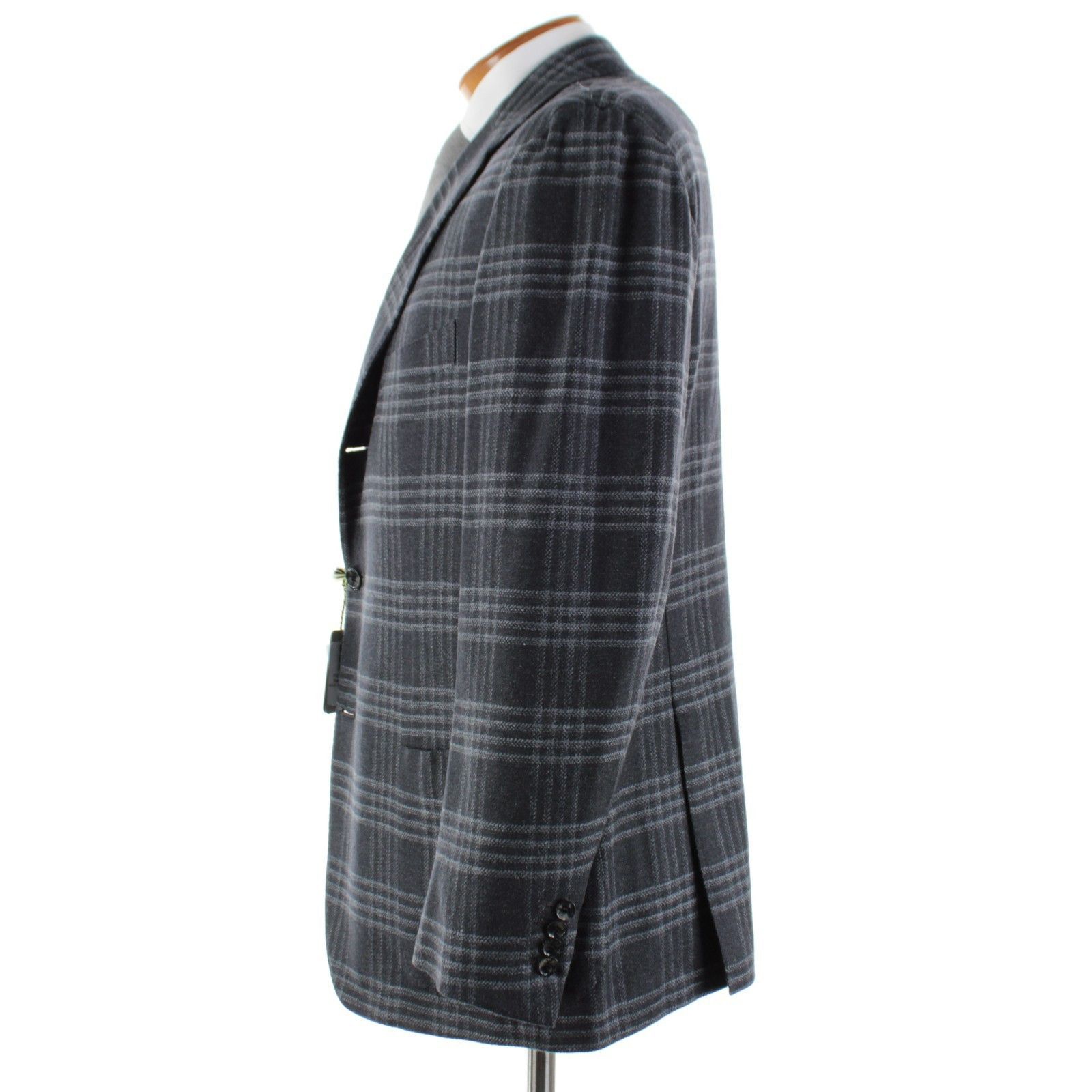SARTORIO Sartorio Sport Coat Size 46 Regular US in Gray Size 46R - 4 Thumbnail