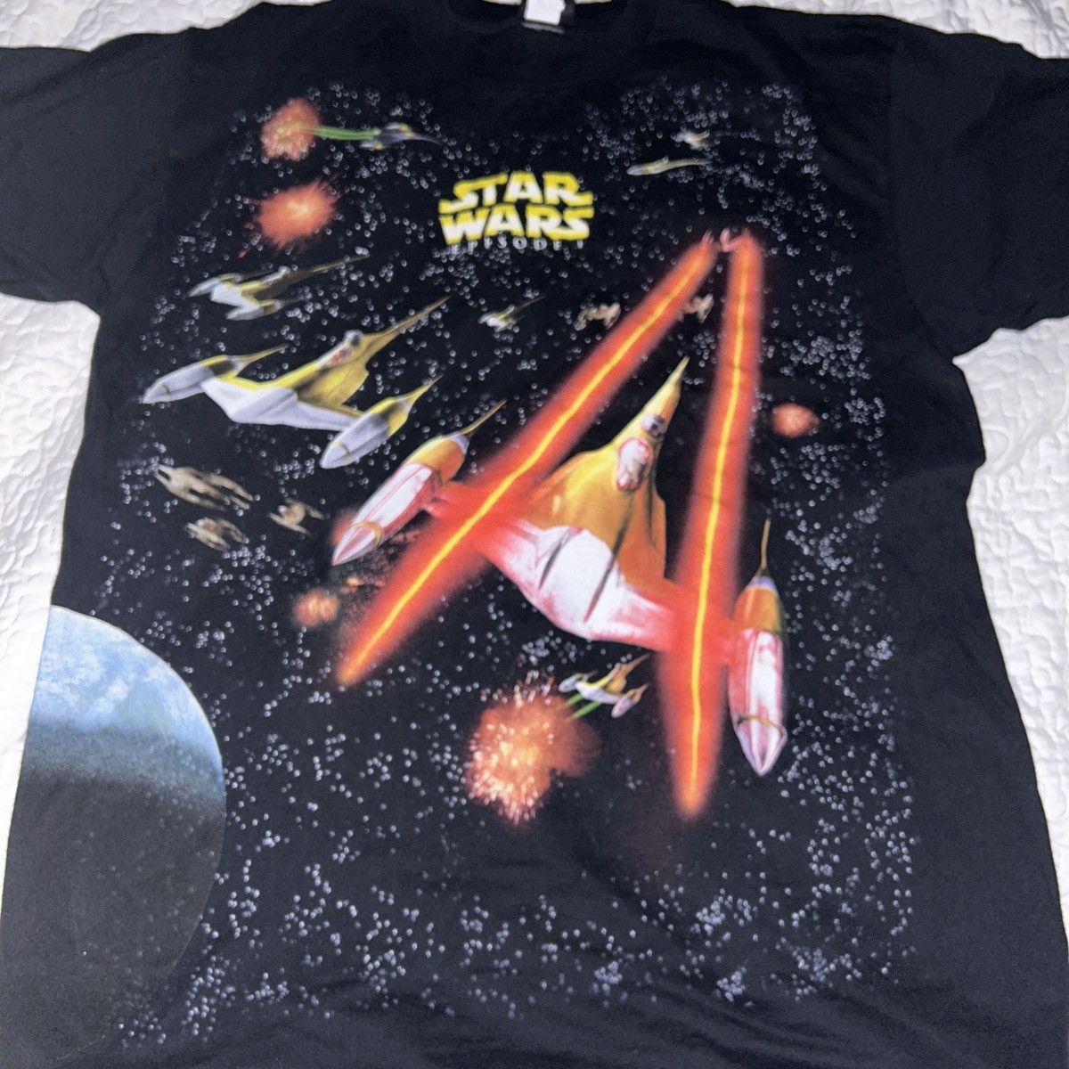 Vintage Vintage 90s Star Wars Episode 1 Phantom Menace AOP Shirt