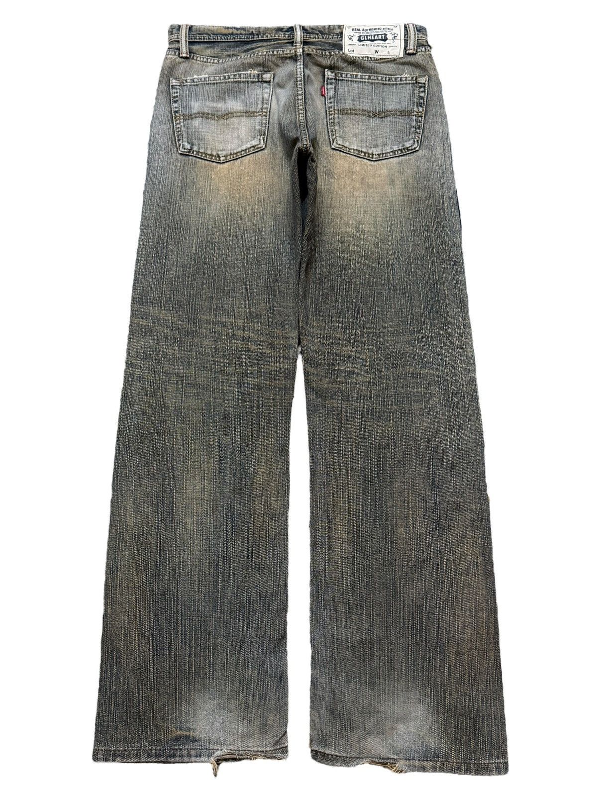 semanticdesign Vintage 90s Japanese Brand Mud Wash Faded Relaxed Wide Leg Size US 32 / EU 48 - 2 Thumbnail