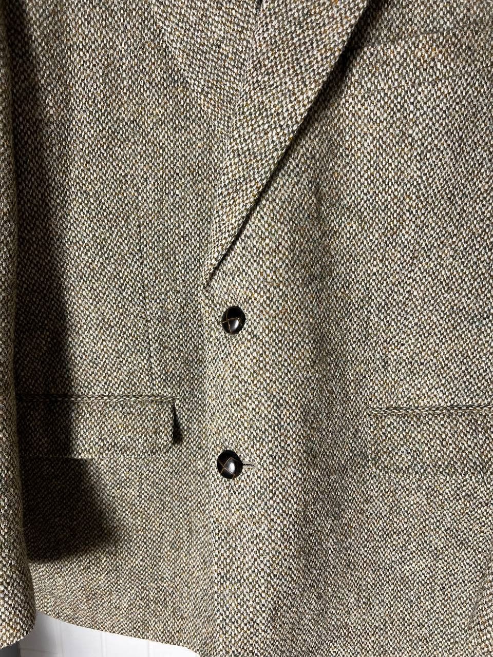 Harris Tweed VINTAGE HARRIS TWEED CASUAL DESIGNER BLAZER RETRO Y2K 90s Size 46R - 5 Thumbnail