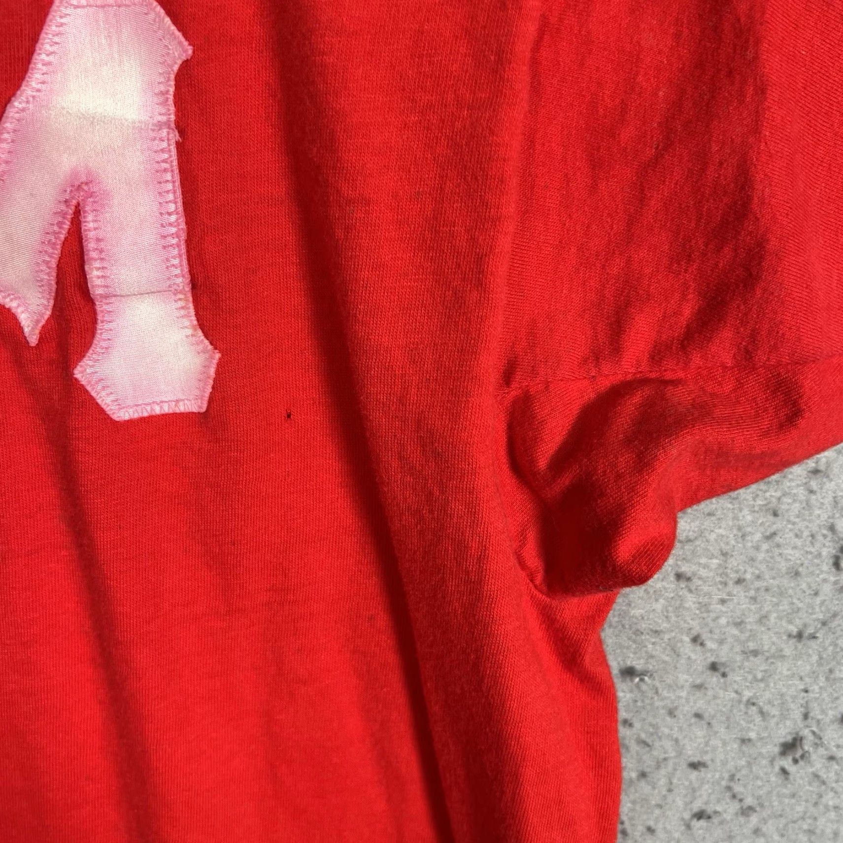 Russell Athletic VINTAGE 70s Russell Athletic Phi Mu T-Shirt Adult XS Red Sportswear Mens Size US XS / EU 42 / 0 - 7 Thumbnail
